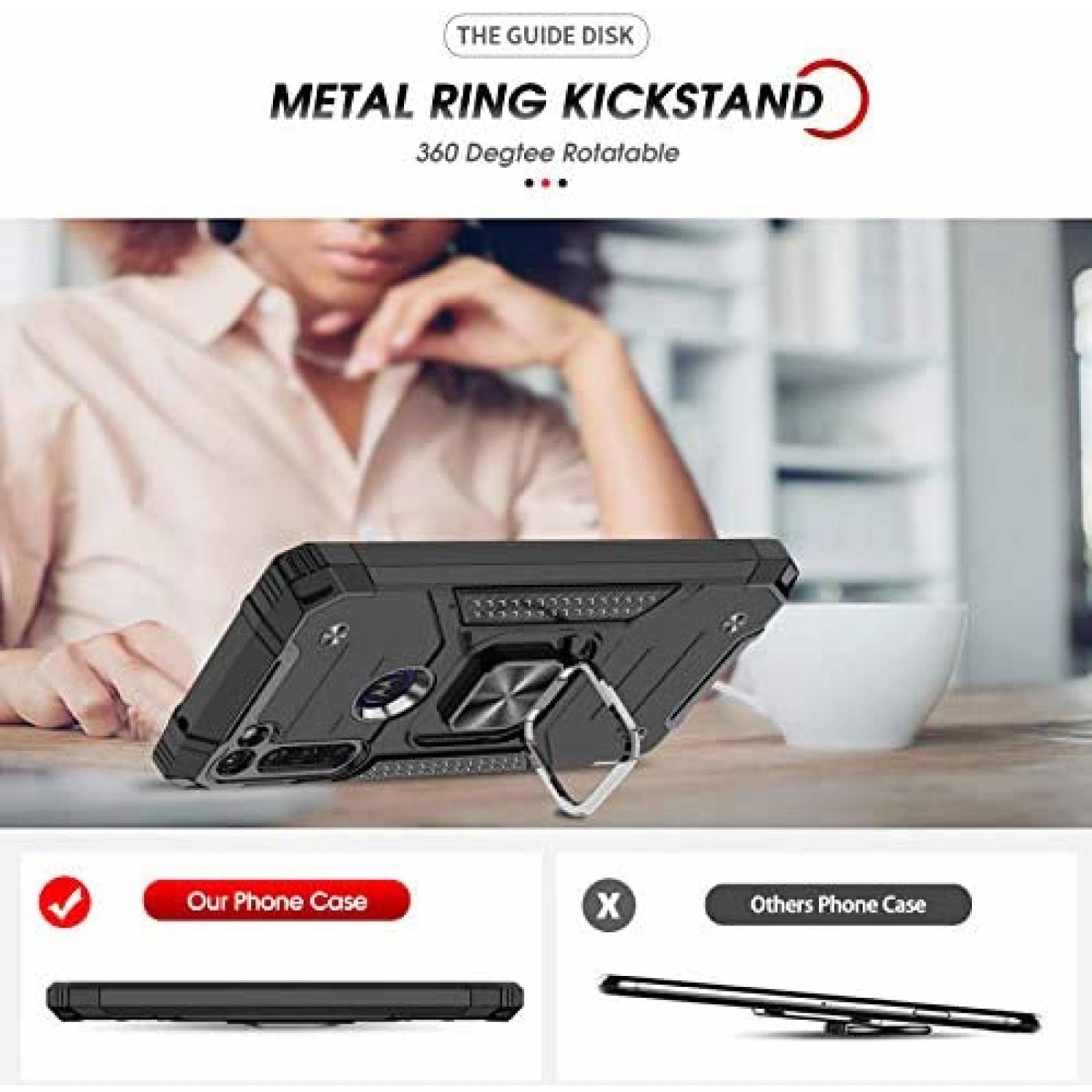 Funda LeYi para Moto G Stylus 2020 con protector de pantalla