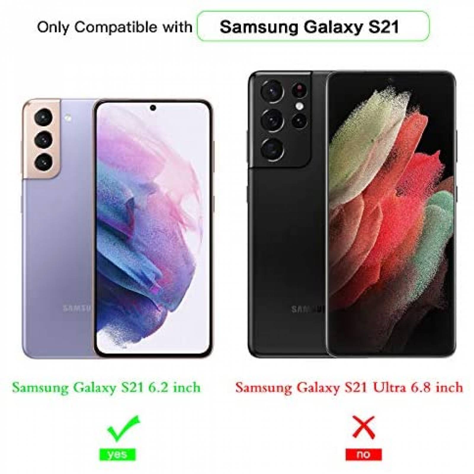 Funda para Galaxy S21 Mastten 6.2" de uso rudo -Rosa