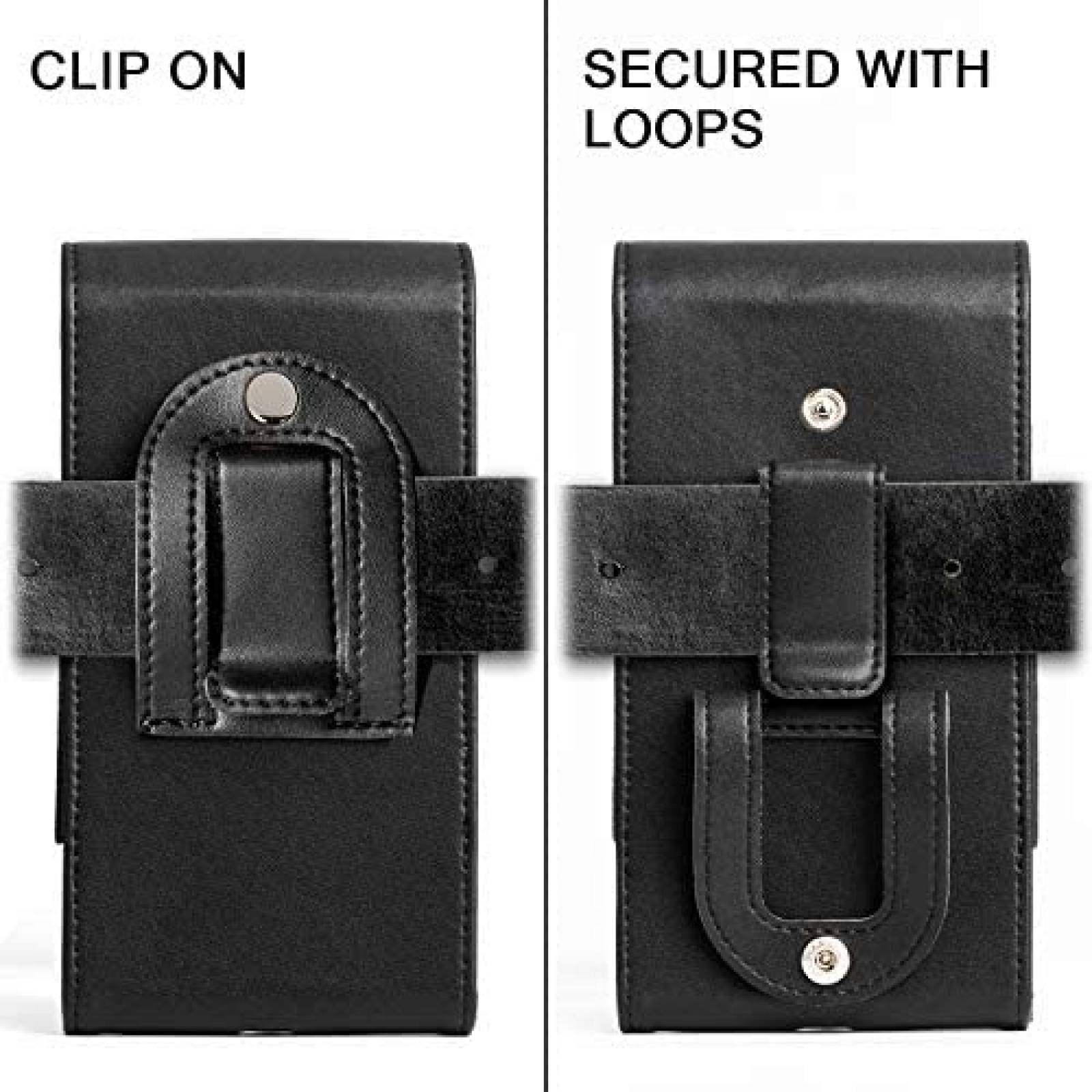 Funda de Cinturon Migeec para Celular de 6.5'' -Negro