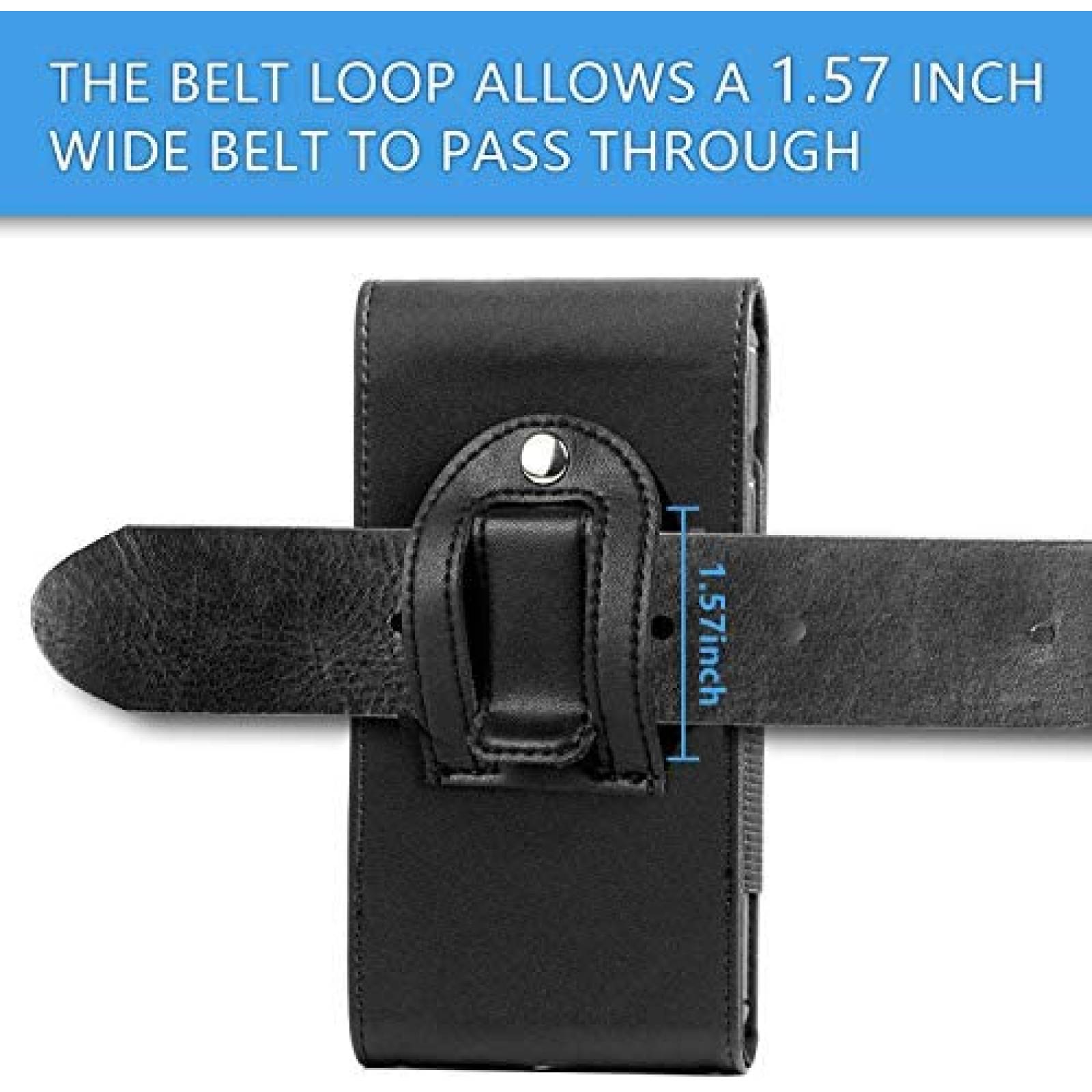 Funda De Teléfono Móvil De Doble Capa Para Hombre, Bolsa De Cintura Colgante De Cubierta