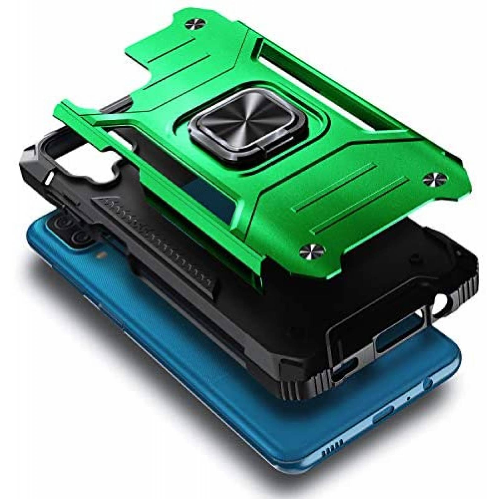 Funda NZND de Grado Militar para Samsung Galaxy A12 -Verde