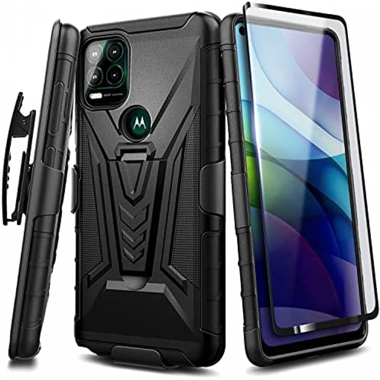 Funda NZND para Moto G Stylus 5G con protector de pantalla
