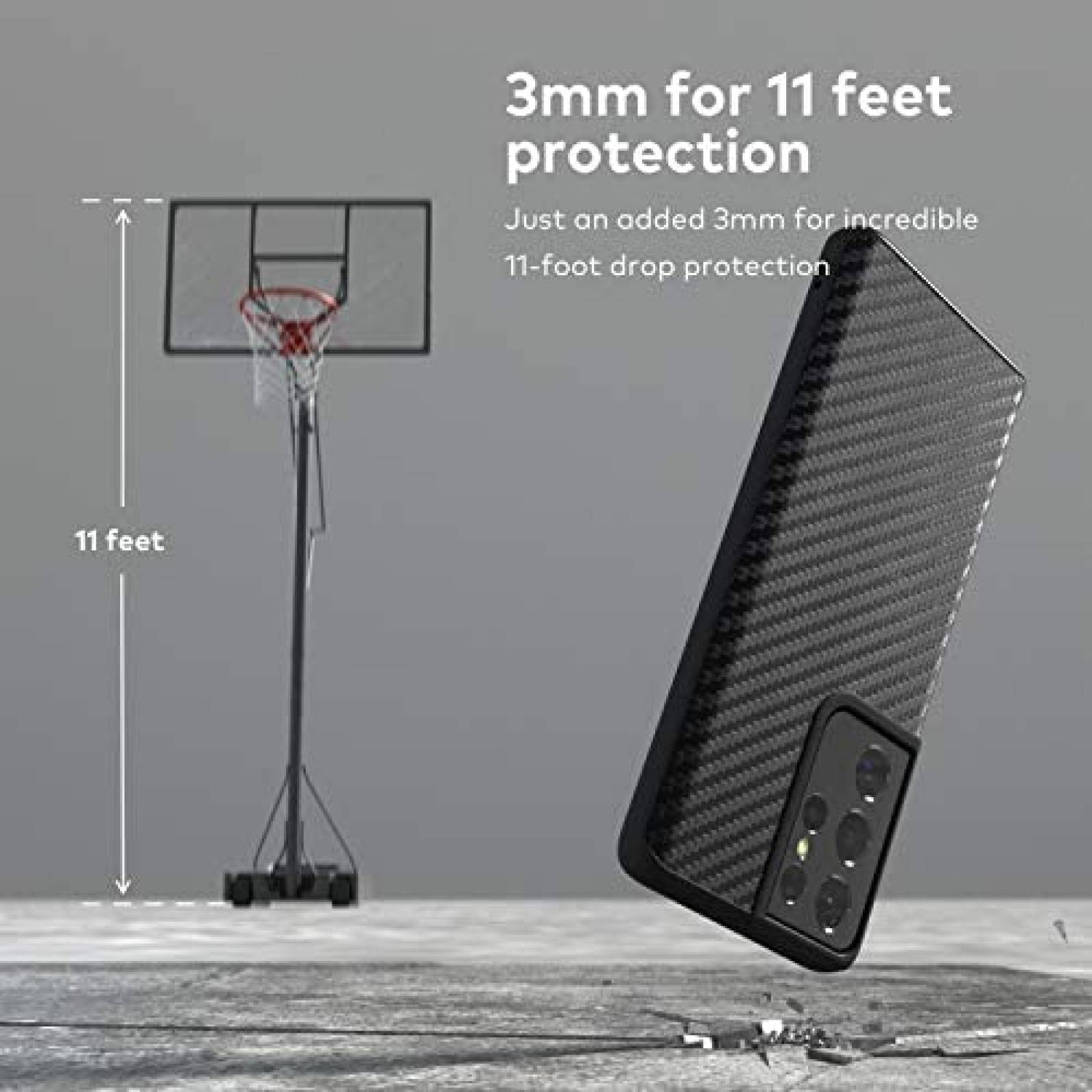 Funda RhinoShield para Galaxy S21 Ultra protector -Negro