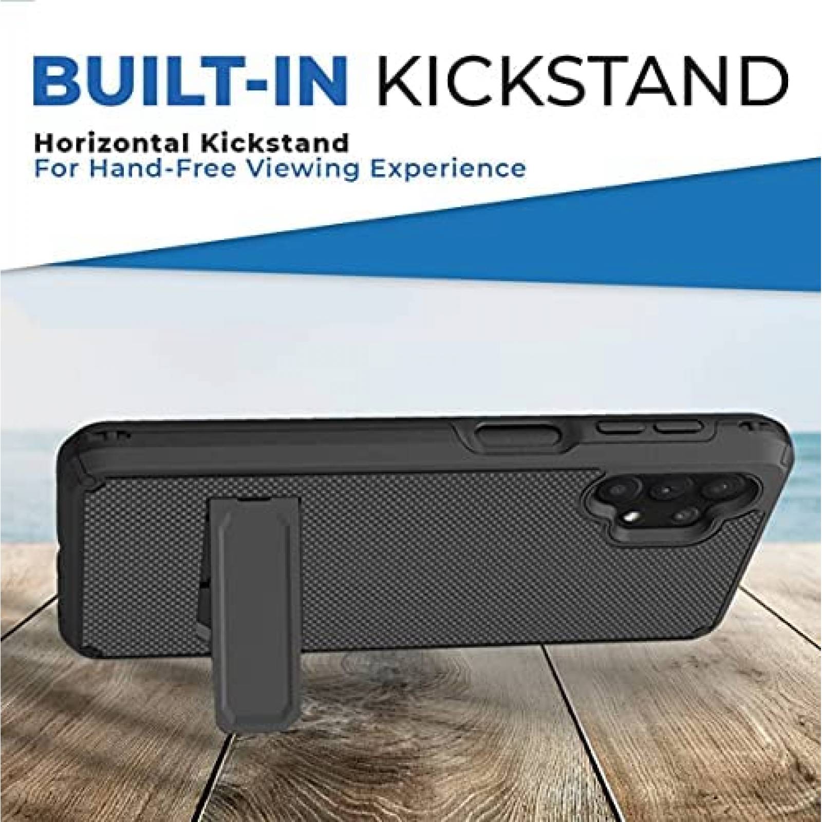 Carcaza smartphone Rome Tech Galaxy A32 Tarjetero Caucho