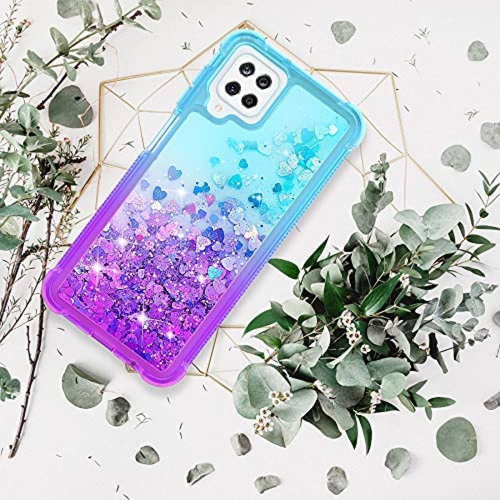 Funda Ruky para Samsung Galaxy A12 y protector de pantalla