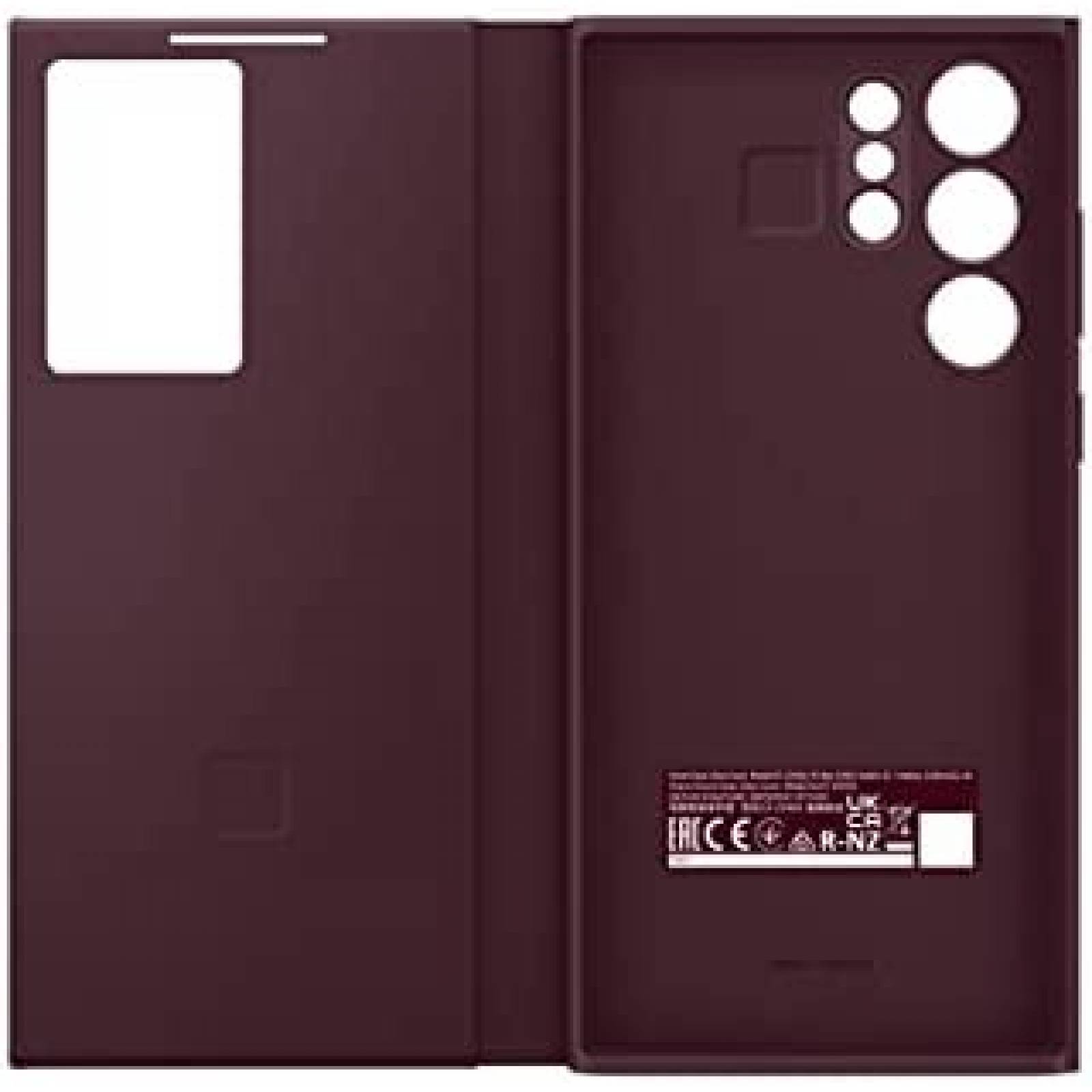 Funda Samsung Control de Toque Para Galaxy S22 Ultra -Vino
