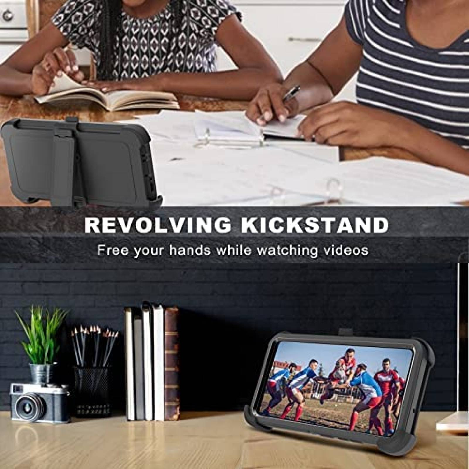 Funda Venoro para Samsung Galaxy A42 5G contra golpes -Negro