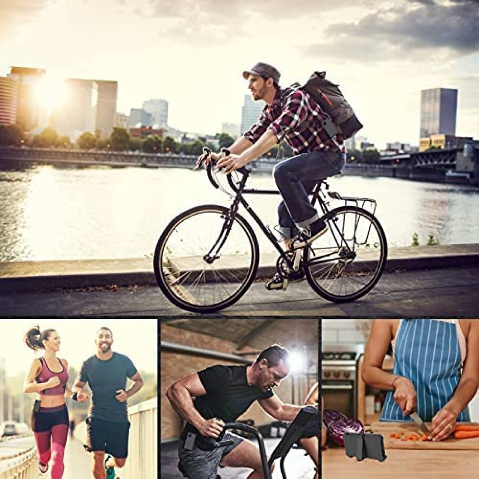 Funda Venoro para Samsung Galaxy A42 5G contra golpes -Negro