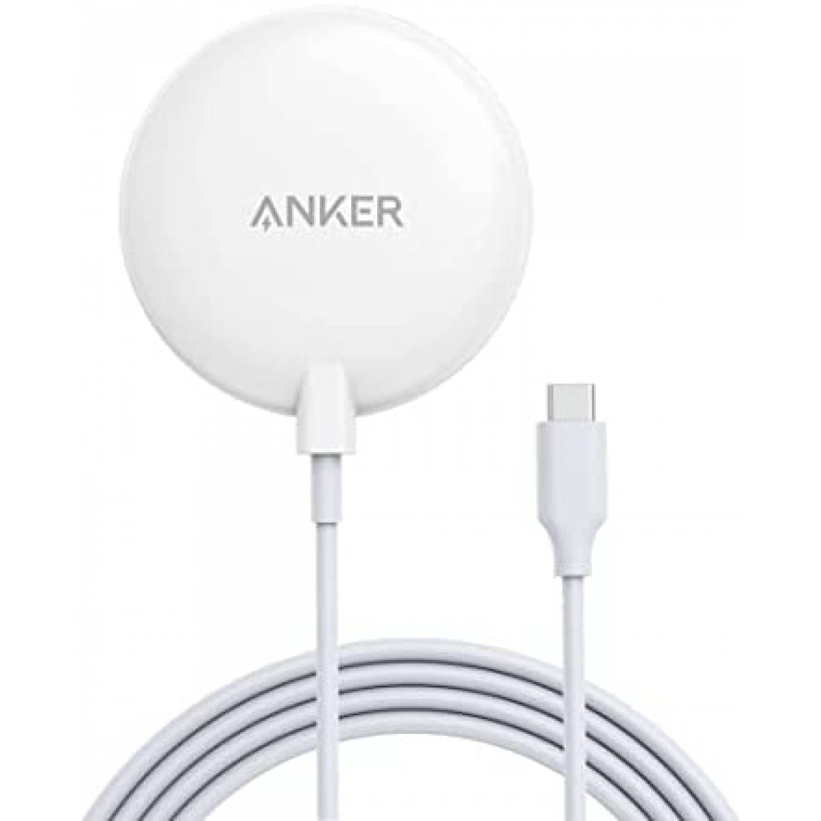 Cargador inalambrico magnetico Anker 313 5ft -Blanco