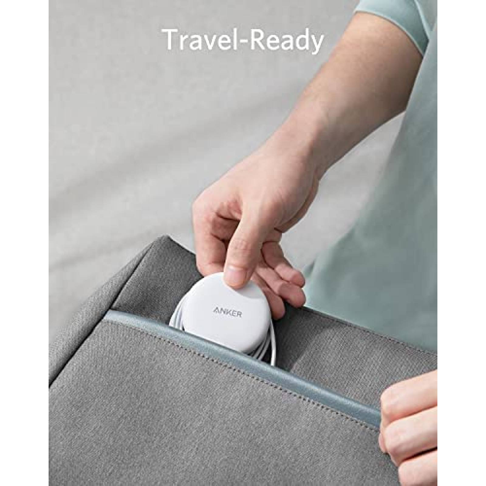 Cargador inalambrico magnetico Anker 313 5ft -Blanco