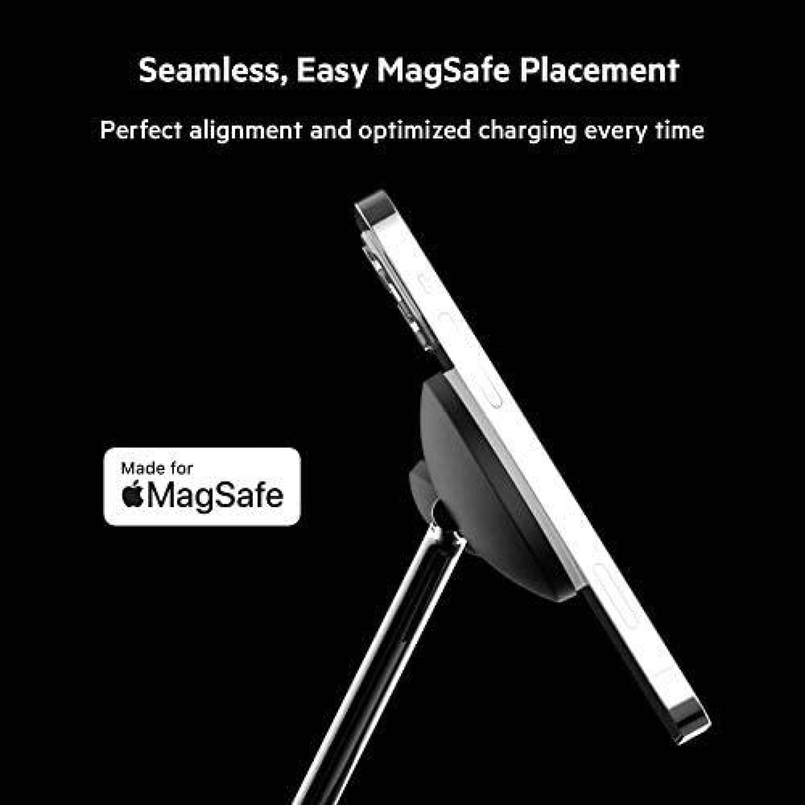 Cargador Belkin 3 en 1 Inalambrico de 15 Watts -Negro