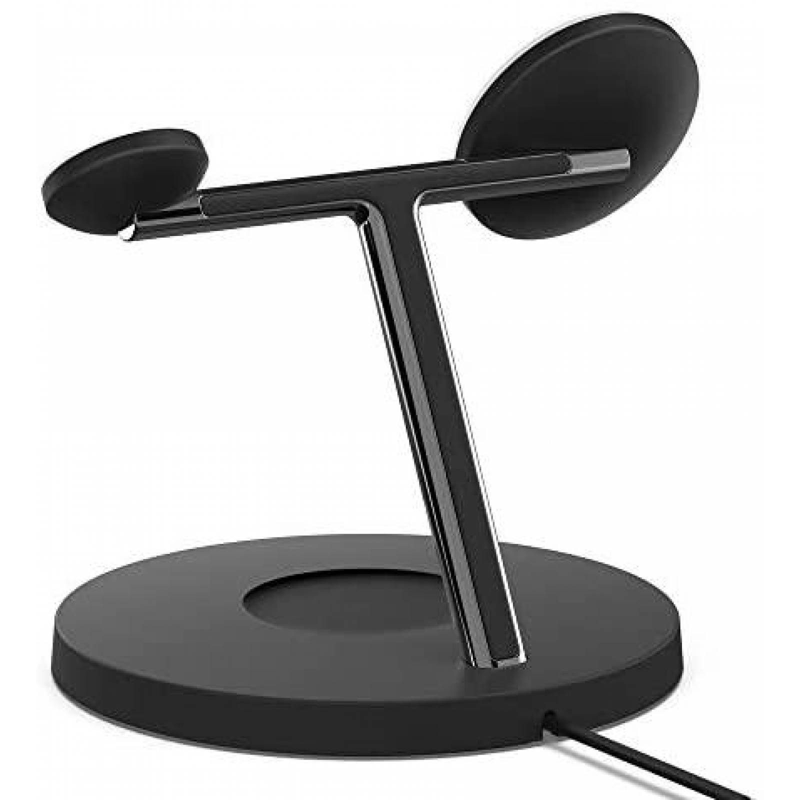 Cargador Belkin 3 en 1 Inalambrico de 15 Watts -Negro