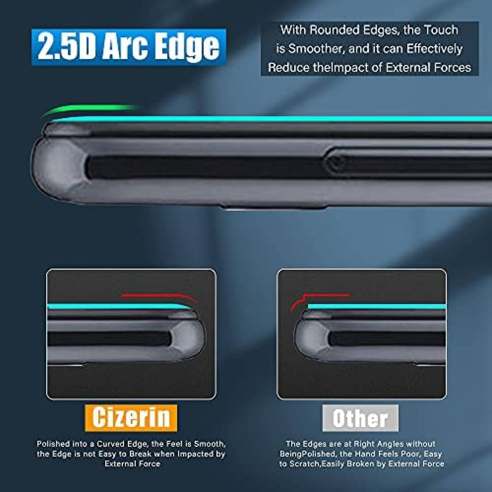 Protectores de Pantalla Cizerin 2pzas para Celular LG K51
