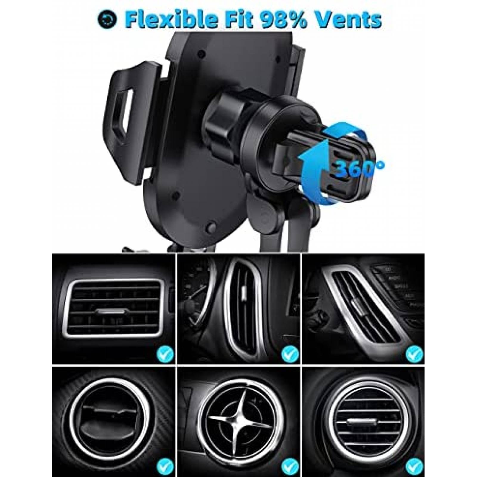 Soporte eSamcore con Pinza Flexible de Auto para Celular