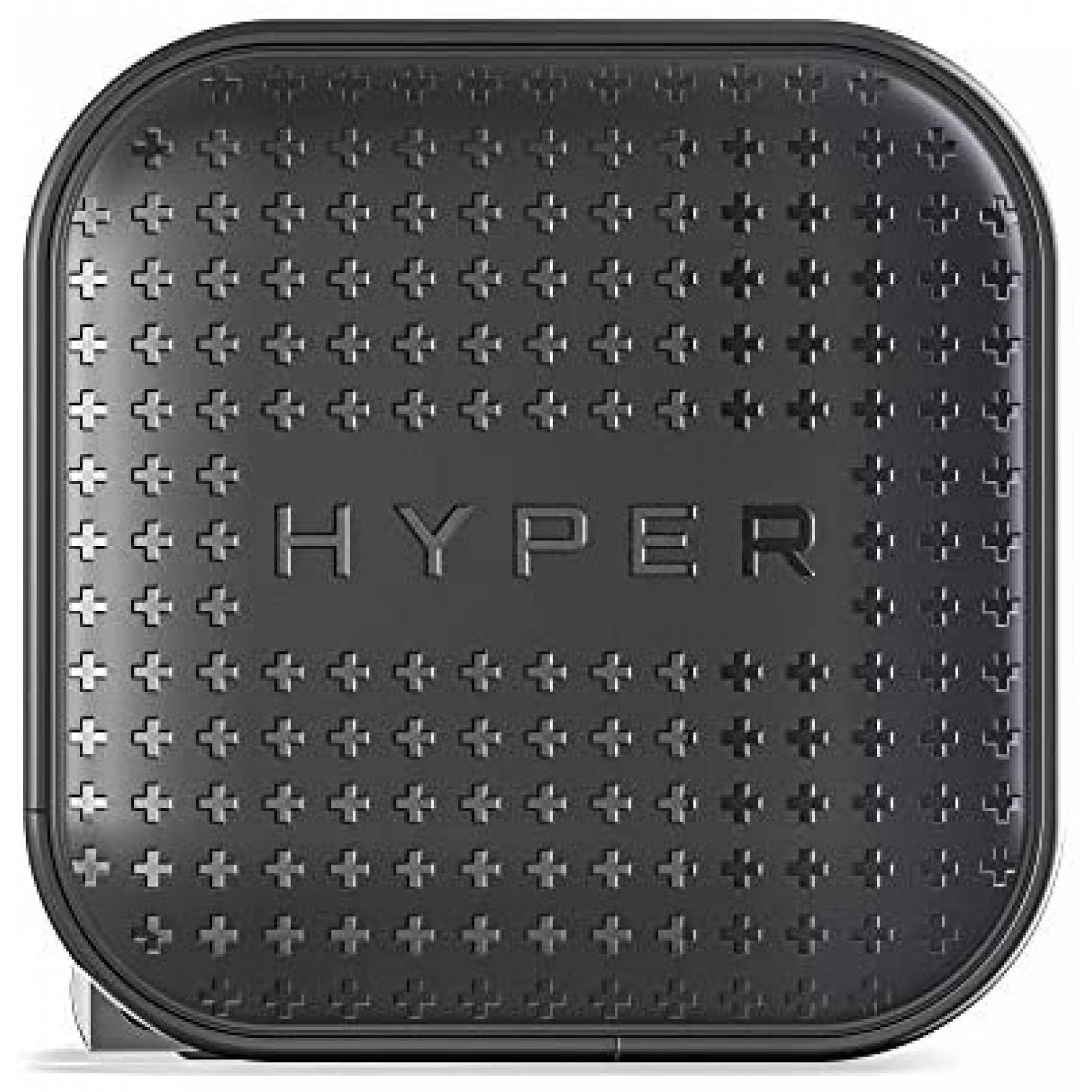 Adaptador Hyper Juice De Corriente USB C 3 Puertos 65W-Negro