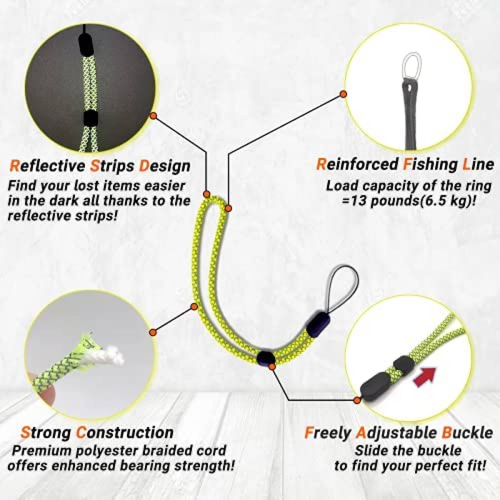 Correa celular Innoc ajustable USB Compatible 5 unidades