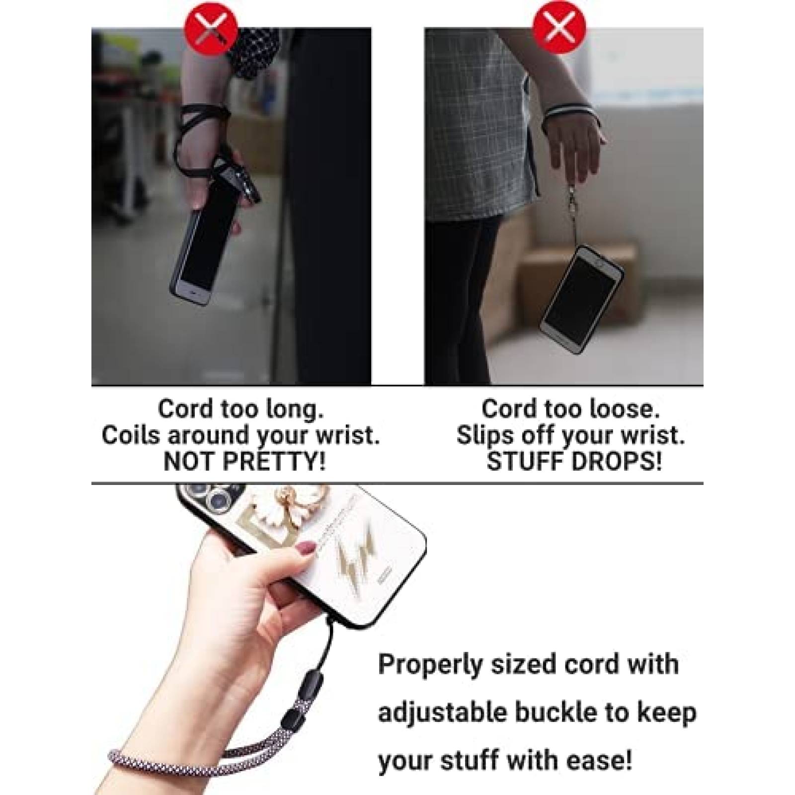 Correa celular Innoc ajustable USB Compatible 5 unidades