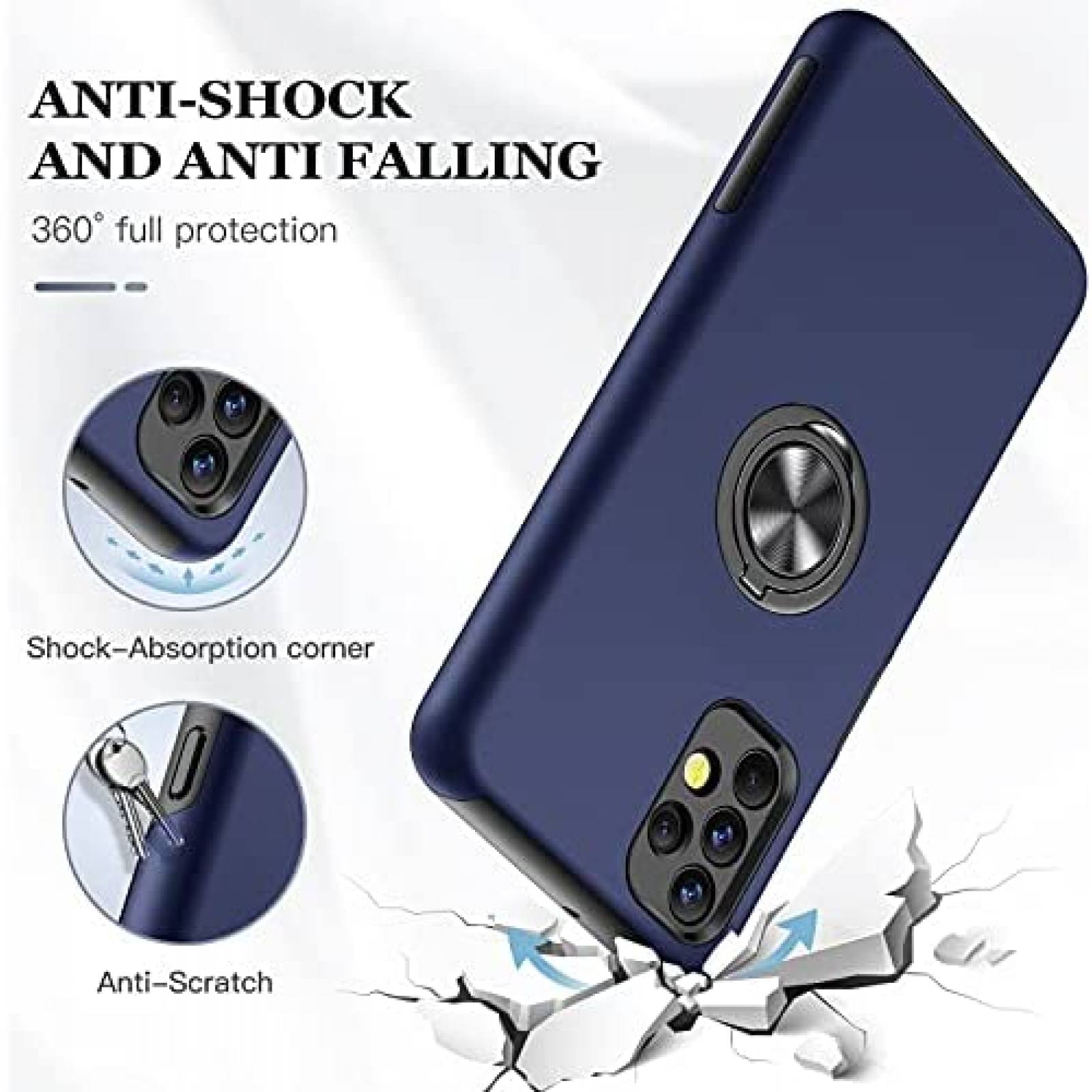 Mica para iPhone 13 Protector de Pantalla Black 20K Mate Antishock