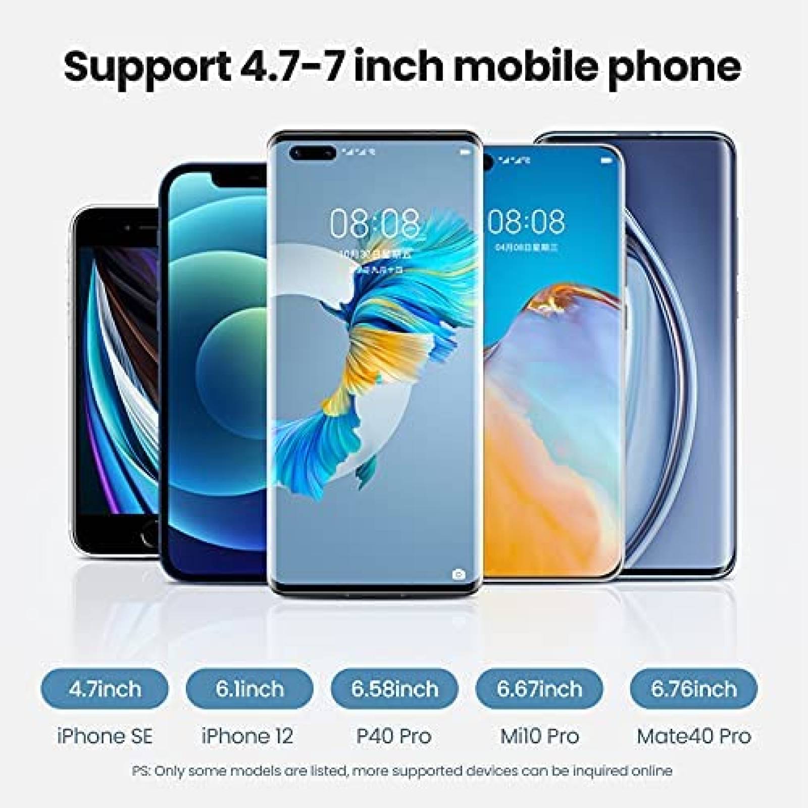 Montura de telefono para auto JUHOO magnetica -Negro