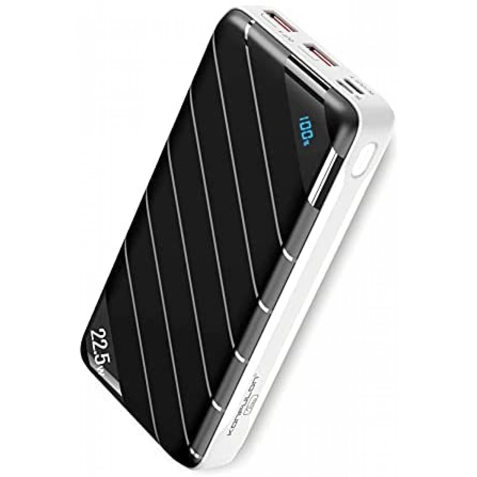 Power Bank KONFULON Portatil 20000mah 5 voltios -Negro