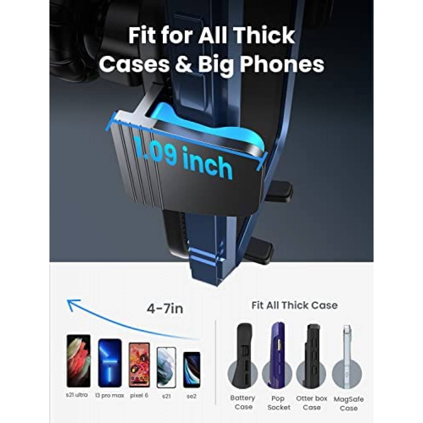 Soporte de Celular Universal LISEN para Auto -Negro