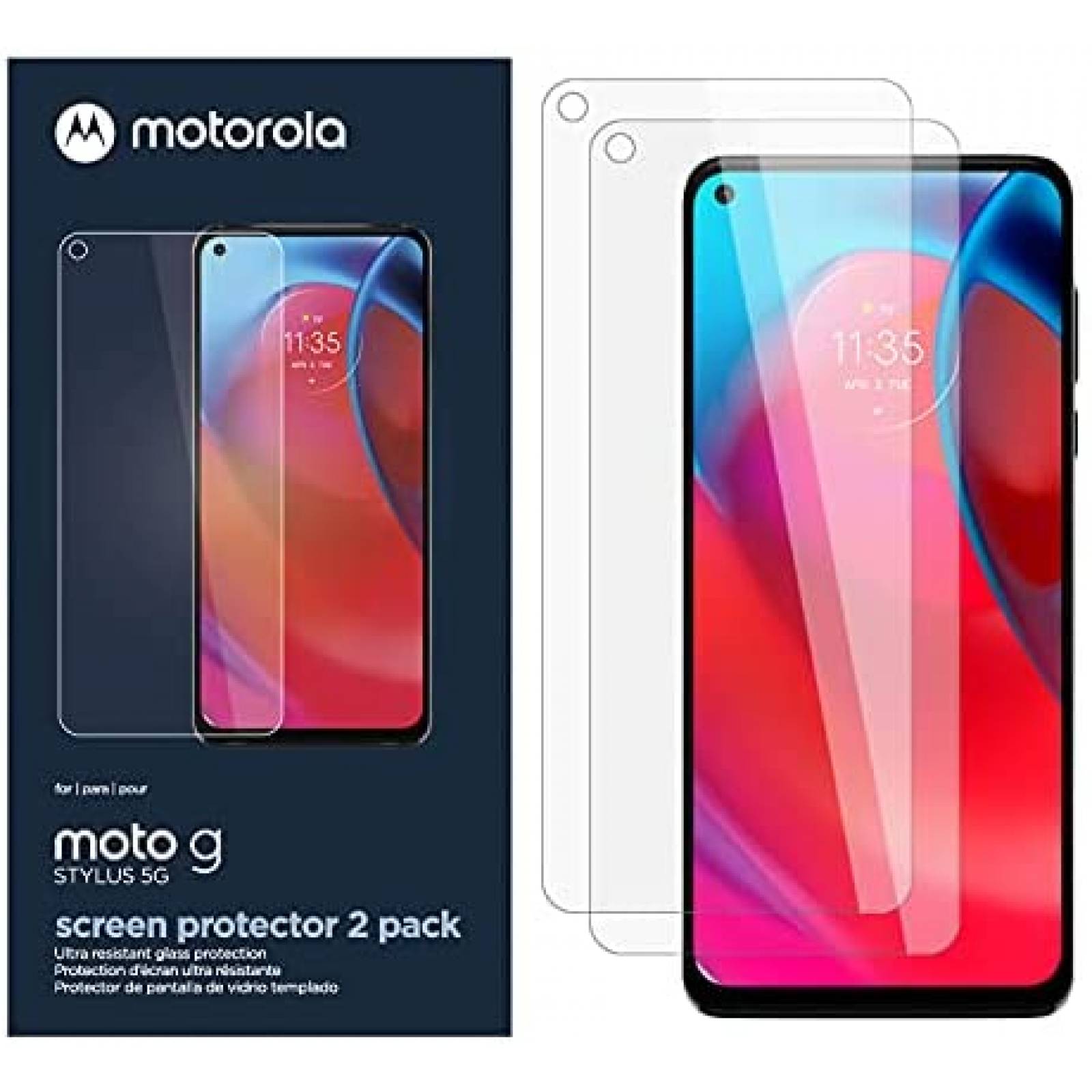 Protector de Pantalla Motorola para Moto G Stylus 2 Pzs