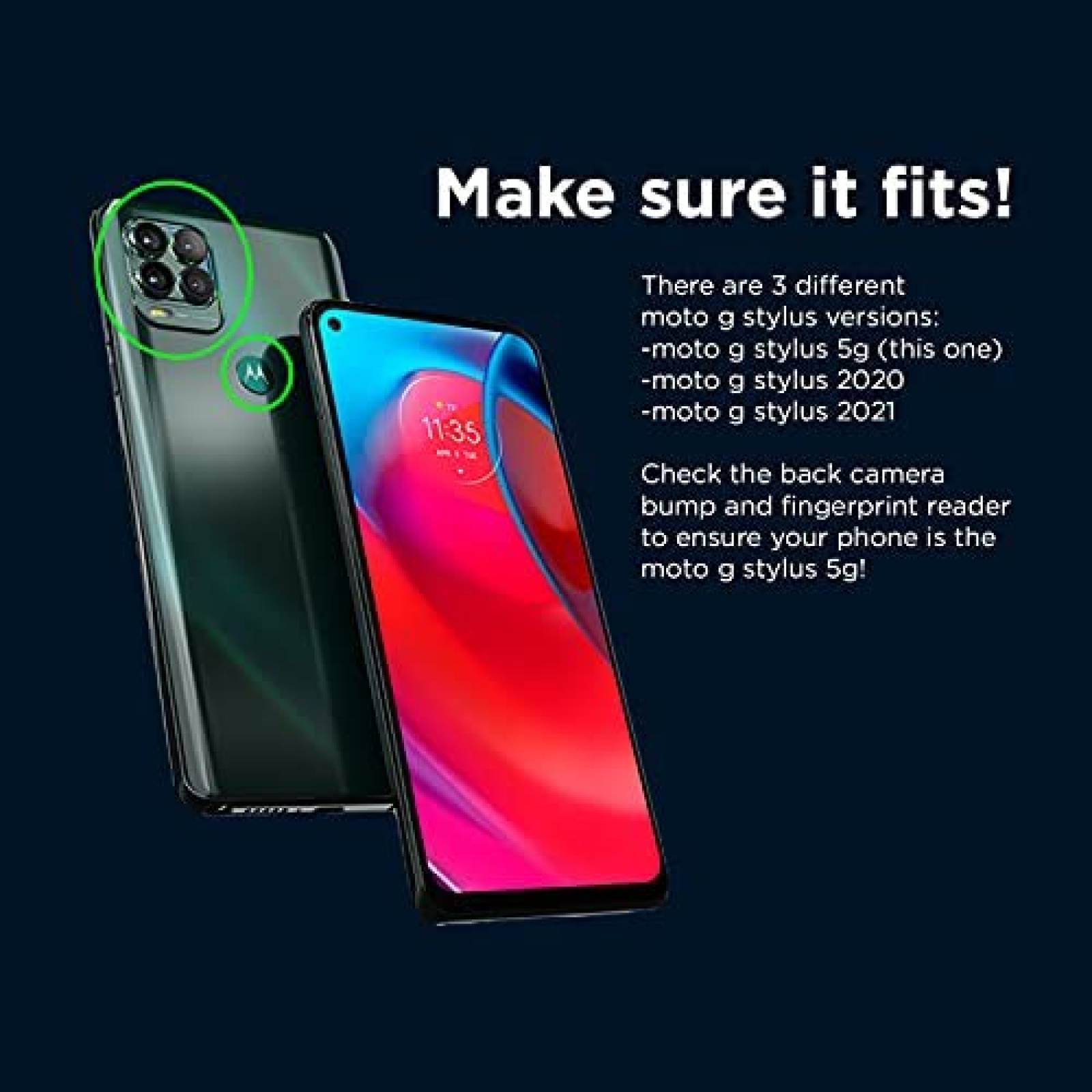 Protector de Pantalla Motorola para Moto G Stylus 2 Pzs