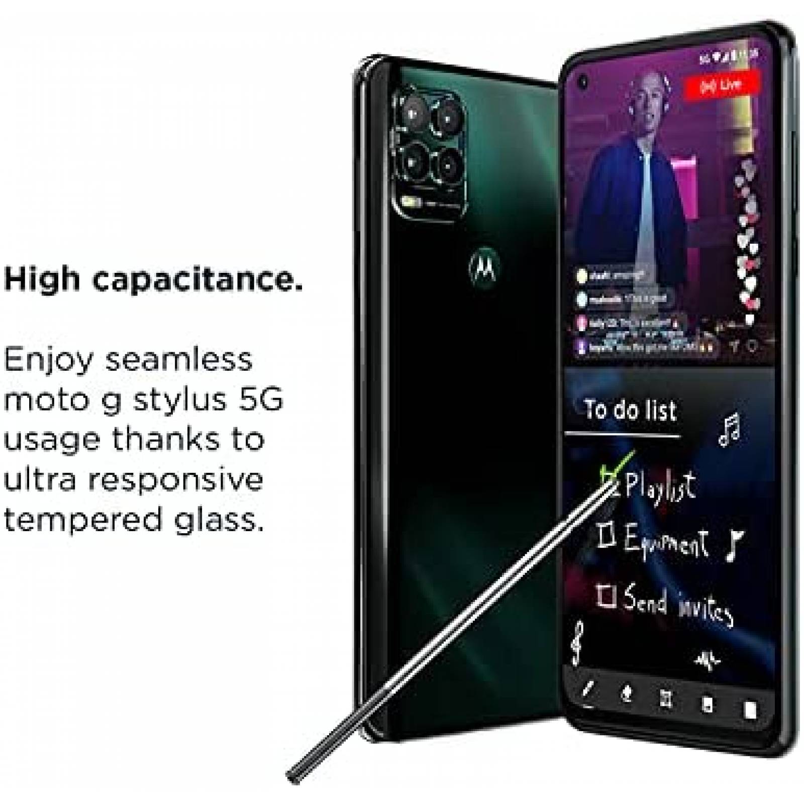 Protector de Pantalla Motorola para Moto G Stylus 2 Pzs