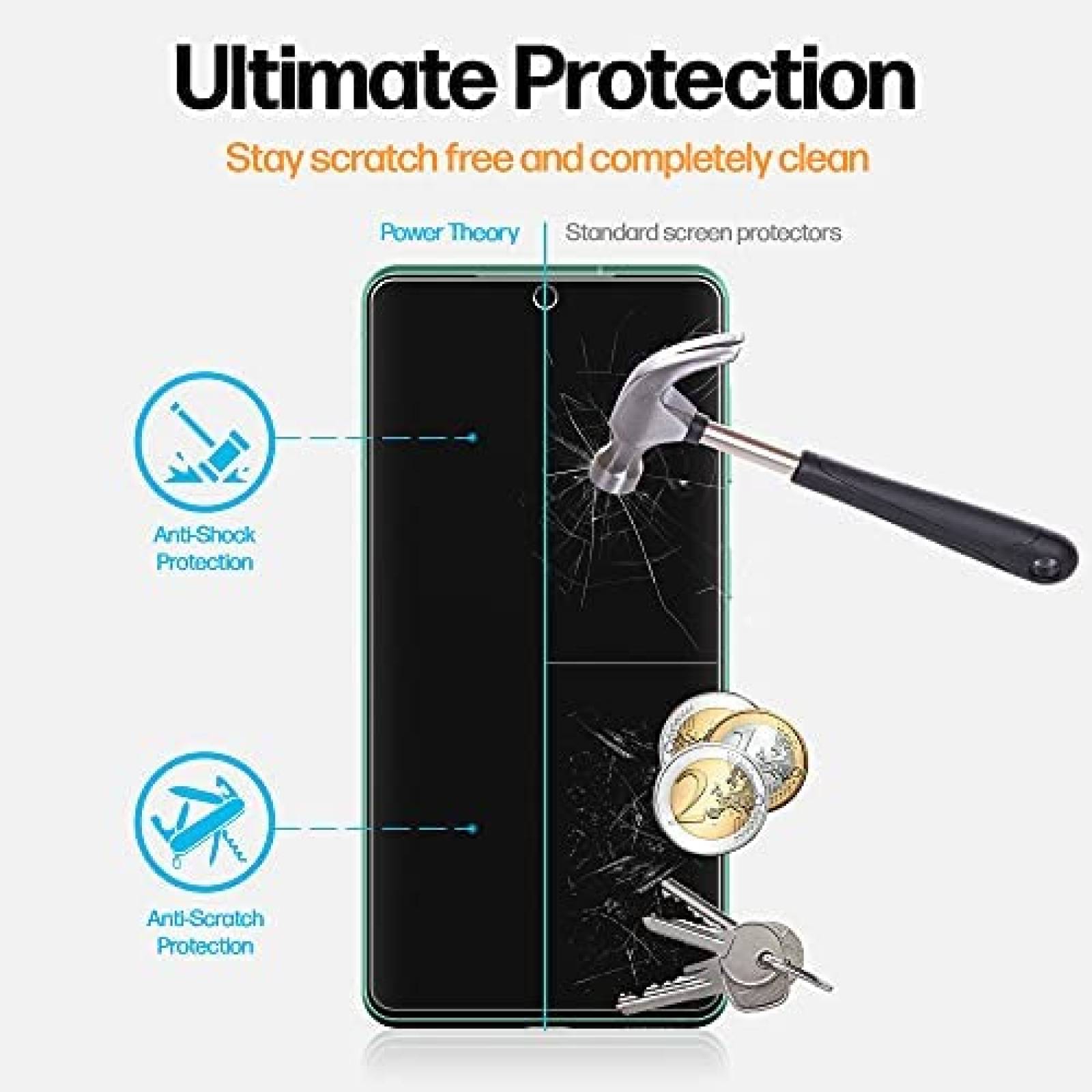 Protector de pantalla Power Theory de Samsung Galaxy S20 FE