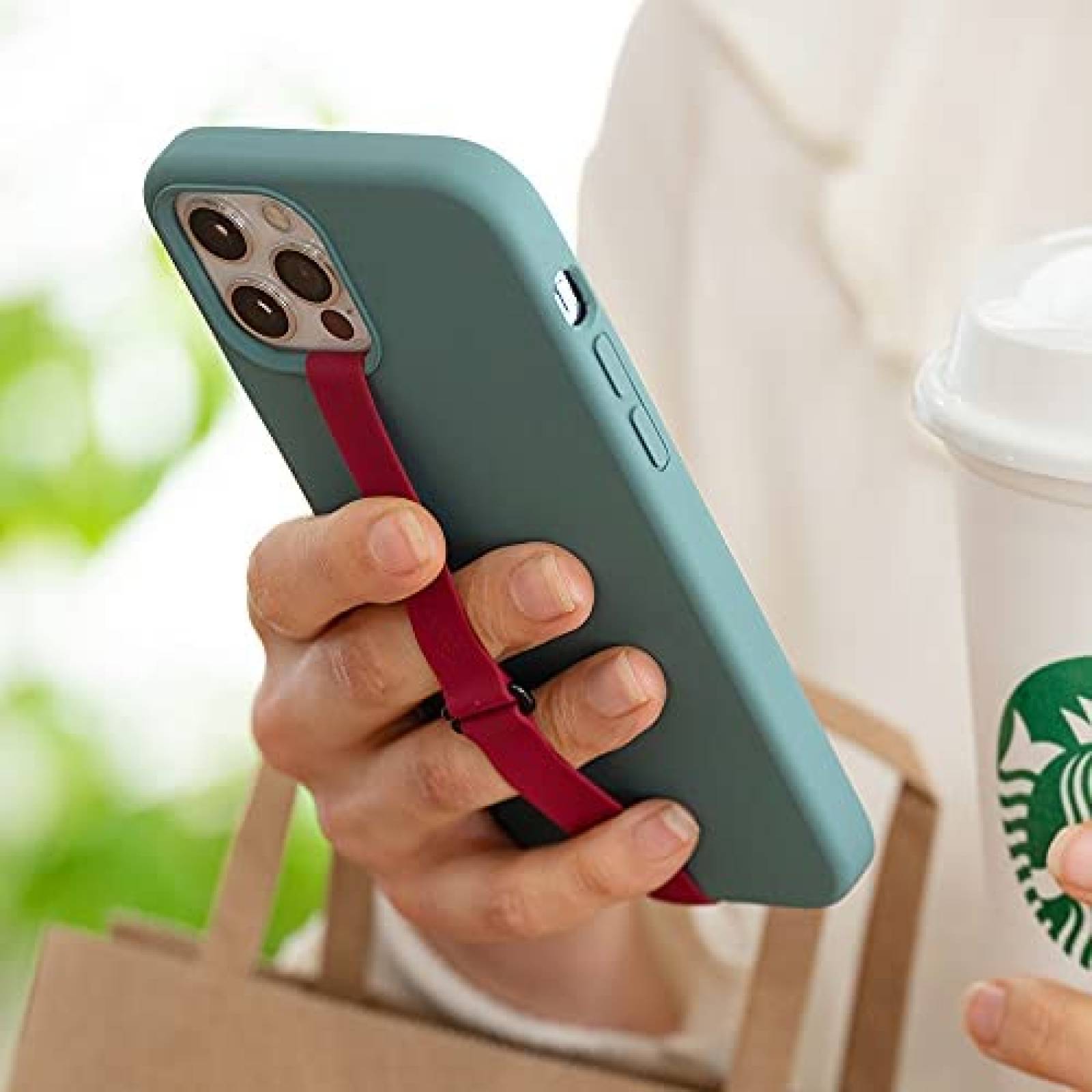 Soporte de Agarre Sinjimoru para Funda de Celular -Negro