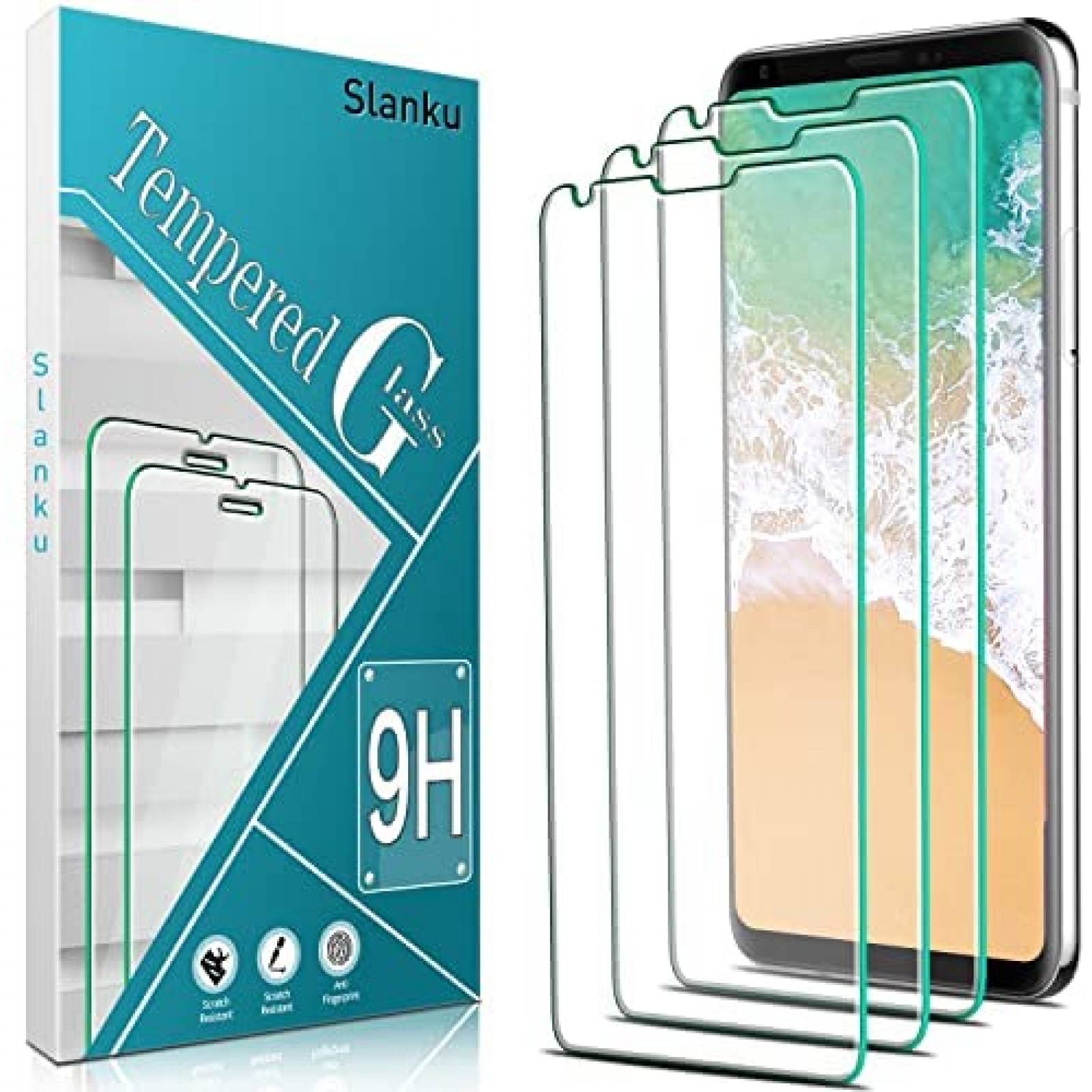Protectores de Pantalla Slanku 3pzas para Celular LG V30