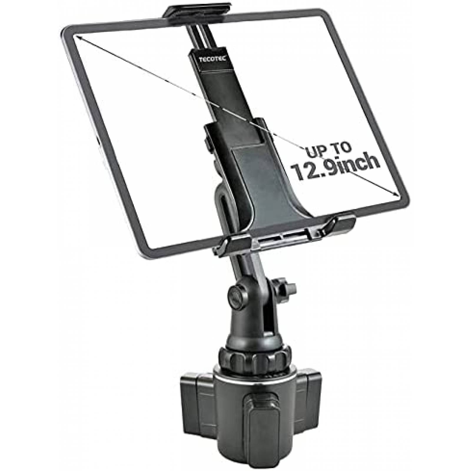 Soporte Ajustable 2 en 1 TECOTEC para Celular/Tablet -Negro
