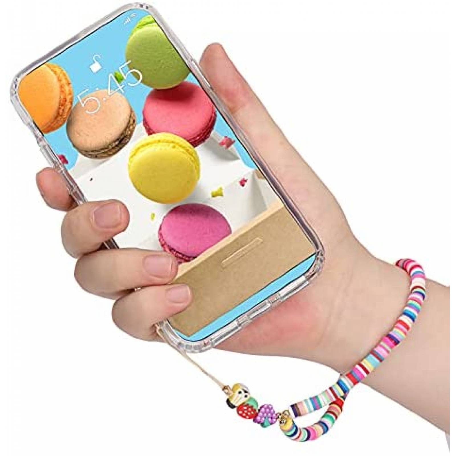 Correa para celular TOOVREN 3 pzs llavero de mano -Rosa