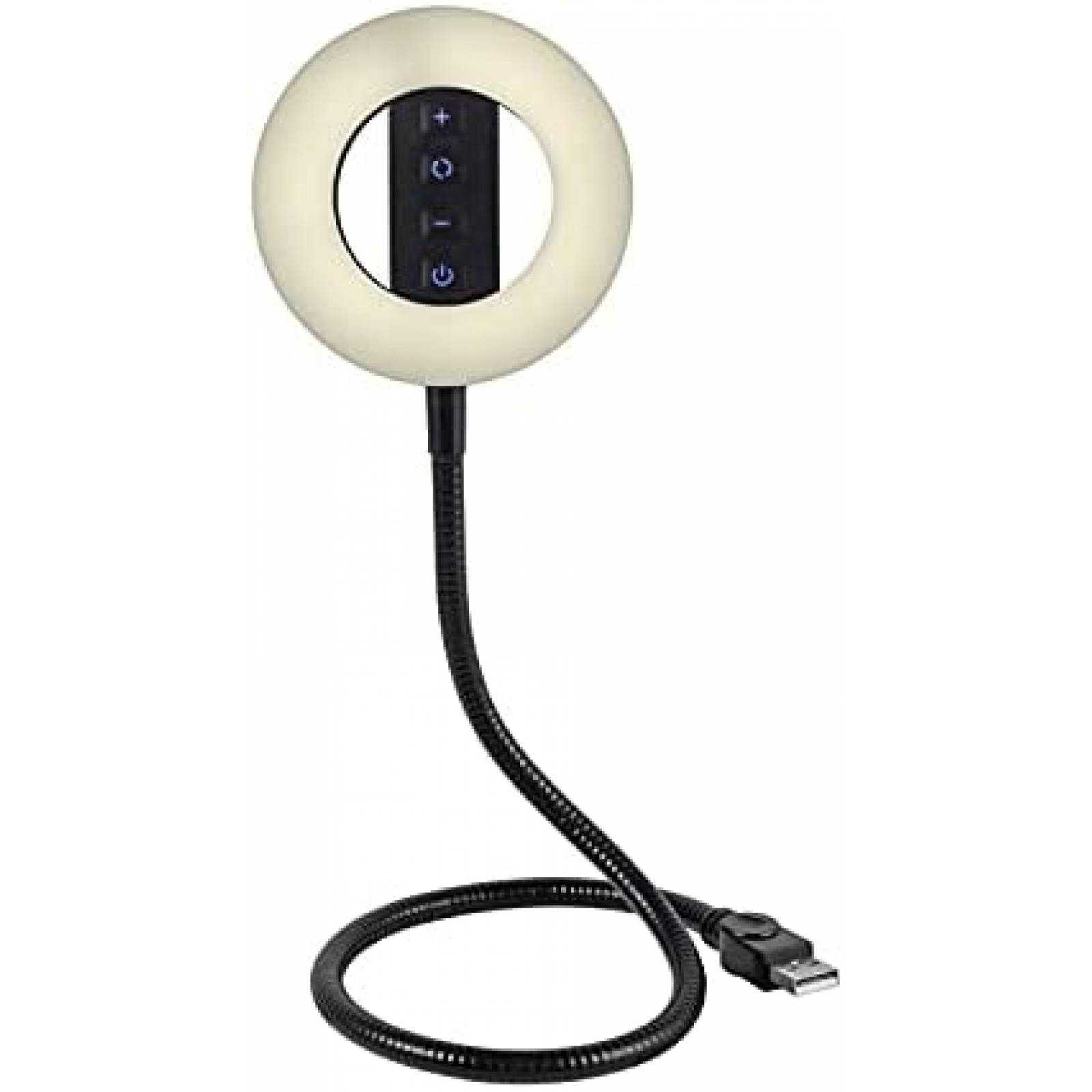 Anillo de Luz UltraPro Brillo Ajustable Brazo Flexible-Negro