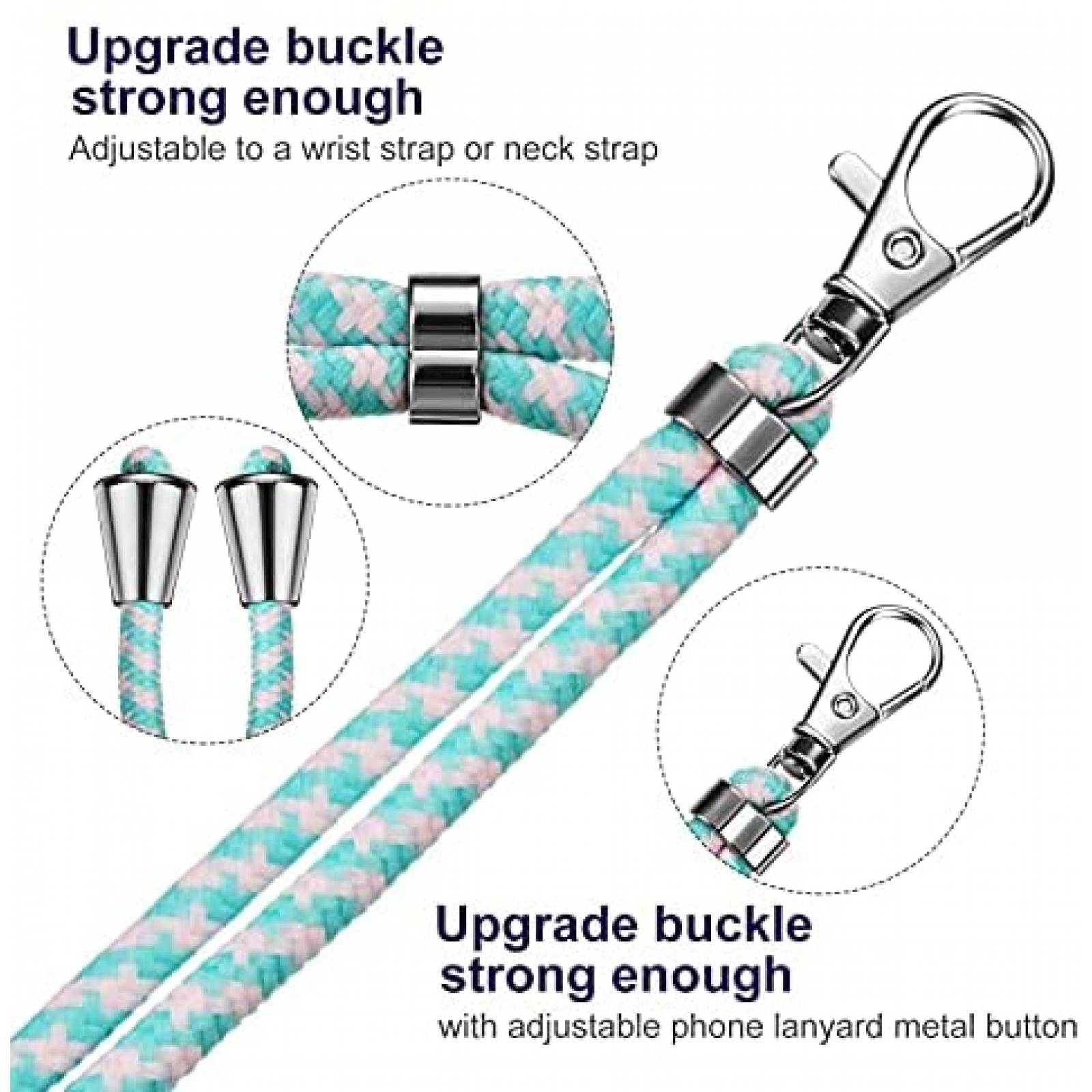 Cuerda Telefono Weewooday Universal 4 unidades -Morado