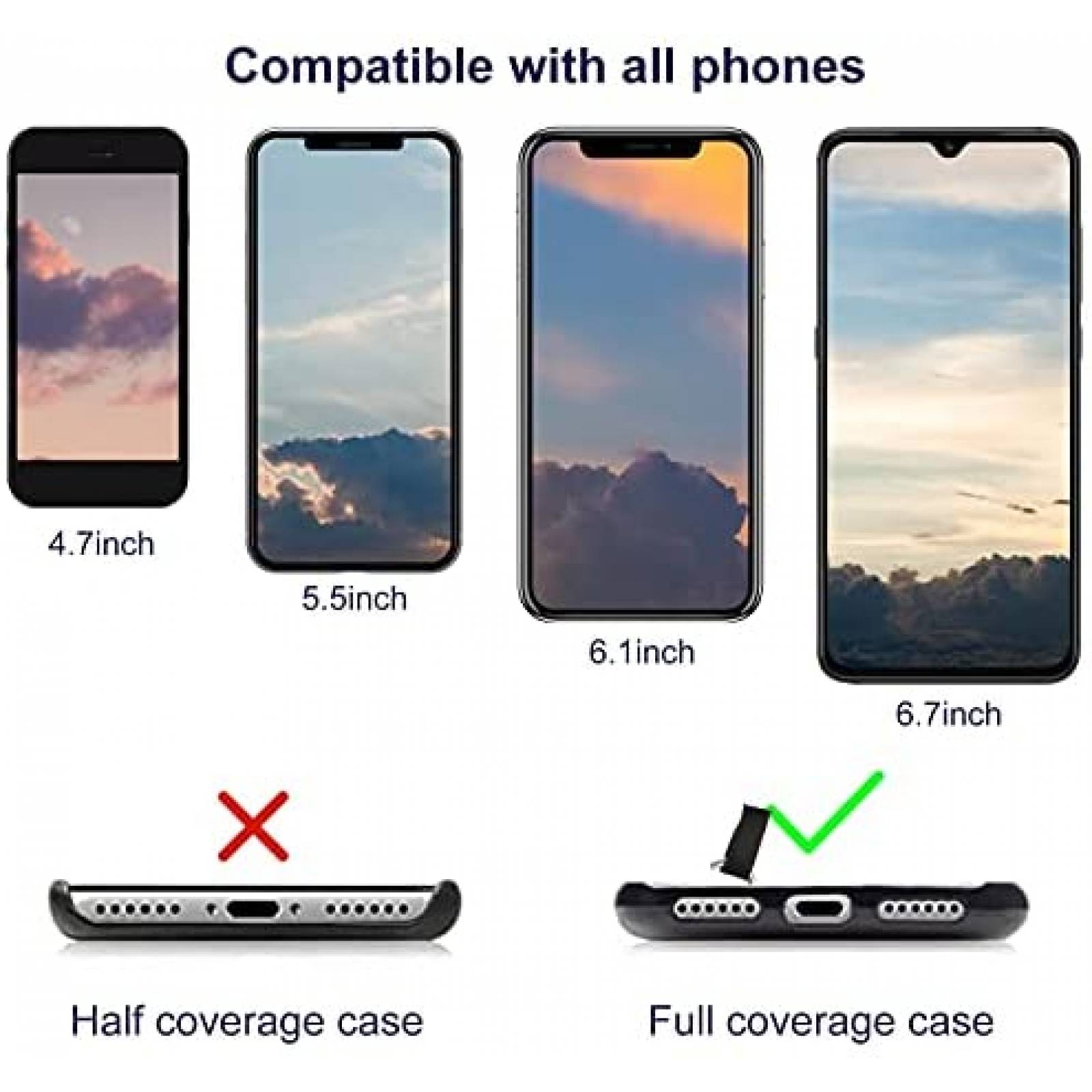 Cuerda Telefono Weewooday Universal 4 unidades -Morado