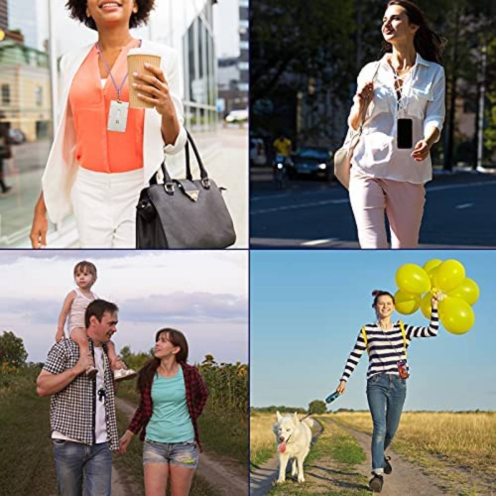 Cuerda Telefono Weewooday Universal 4 unidades -Morado