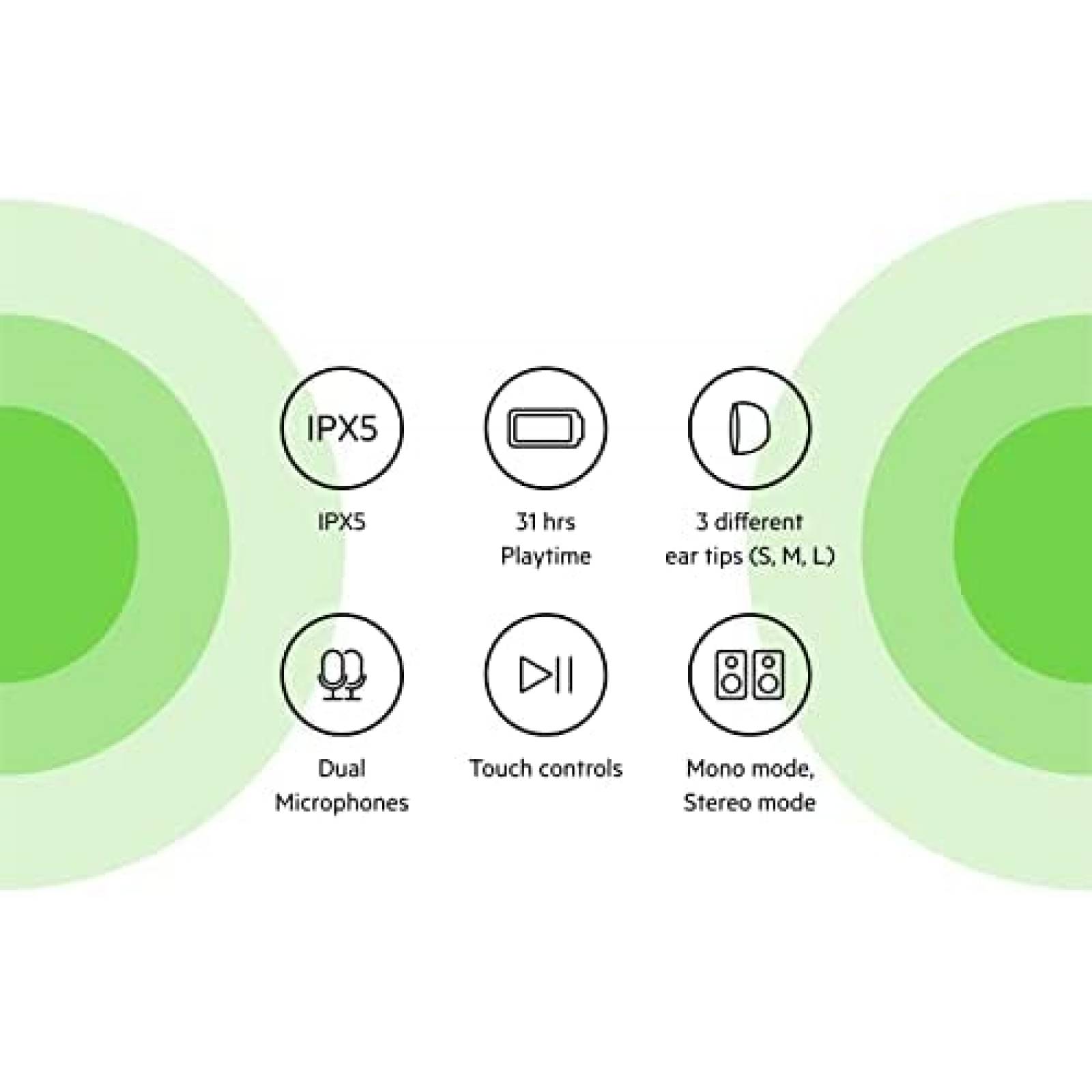 Auriculares Belkin SoundForm Rise True inalambricos -Blanco