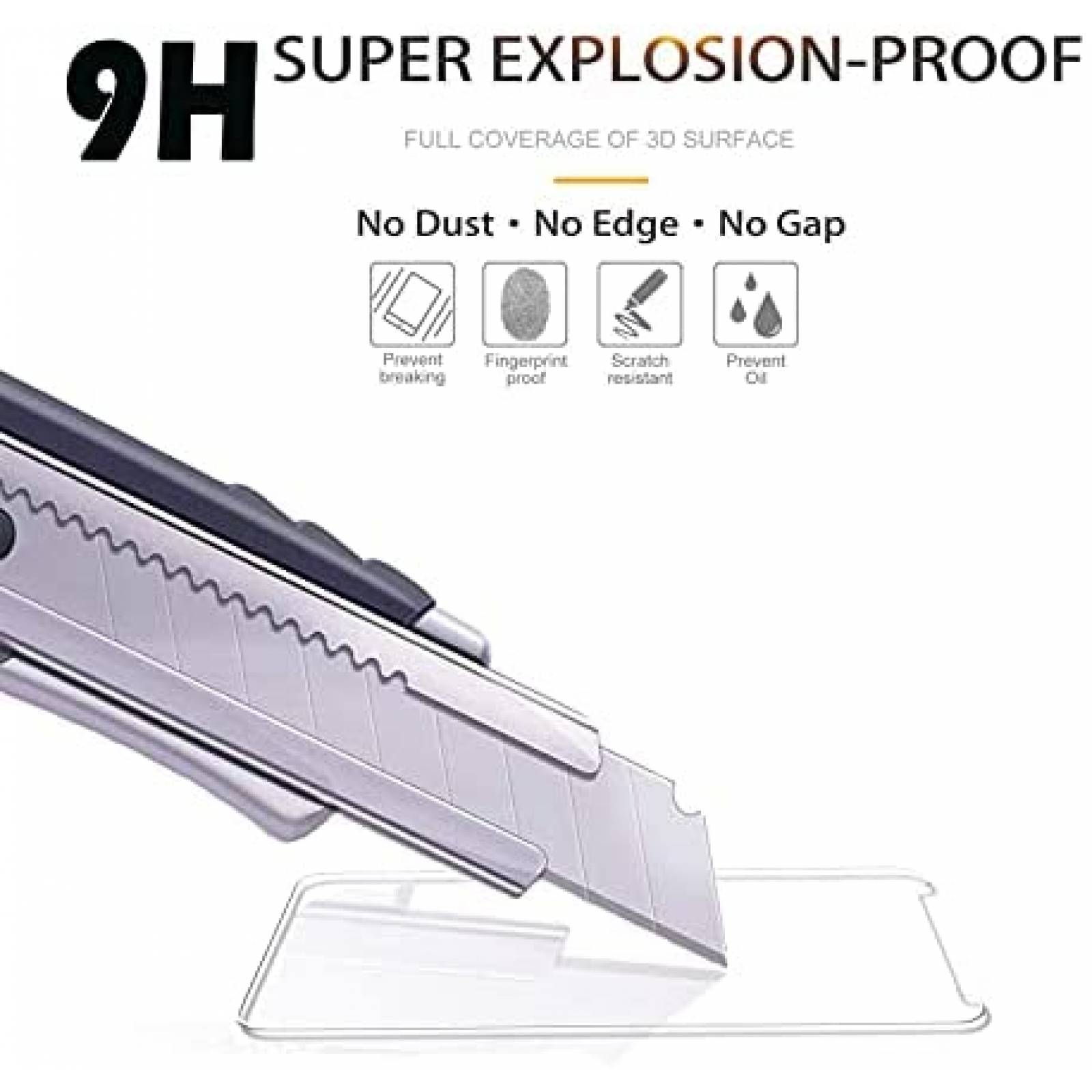 Protectores de Pantalla Beukei 3pzas para Alcatel TCL A3X