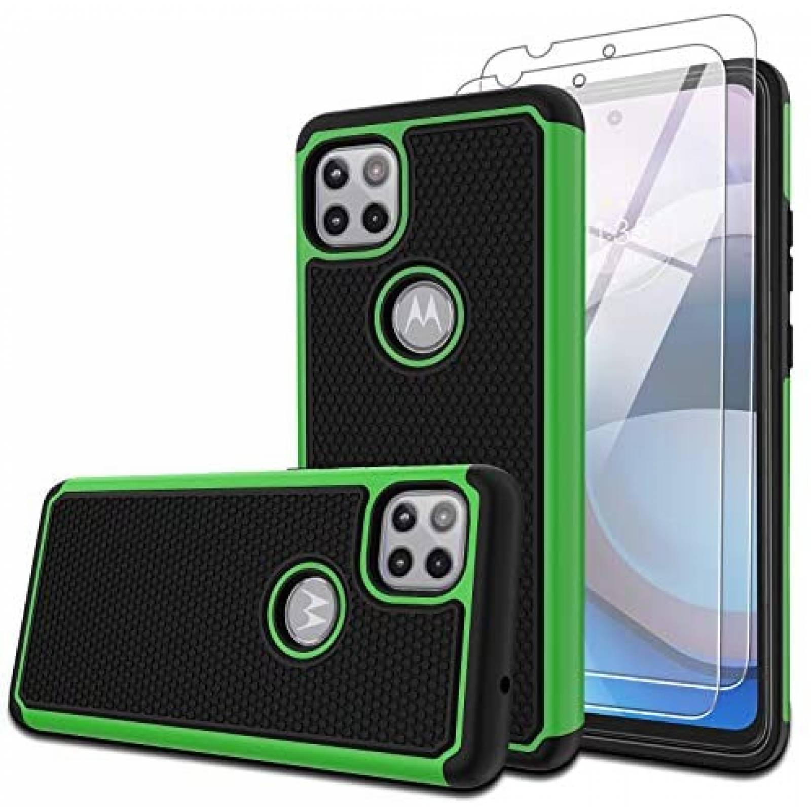 Funda BNIUT Compatible con Motorola Moto One 5G Ace -Negro