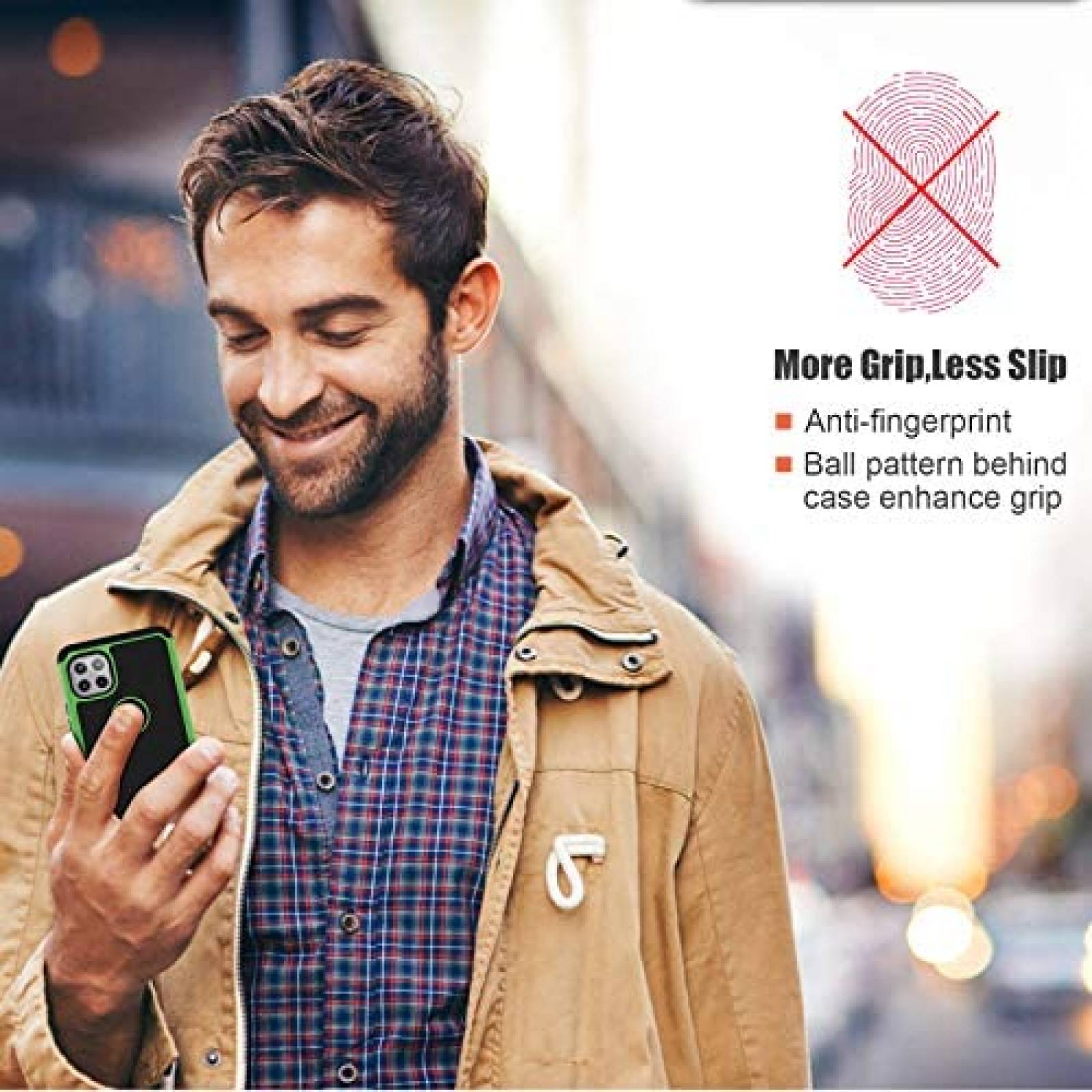 Funda BNIUT Compatible con Motorola Moto One 5G Ace -Negro