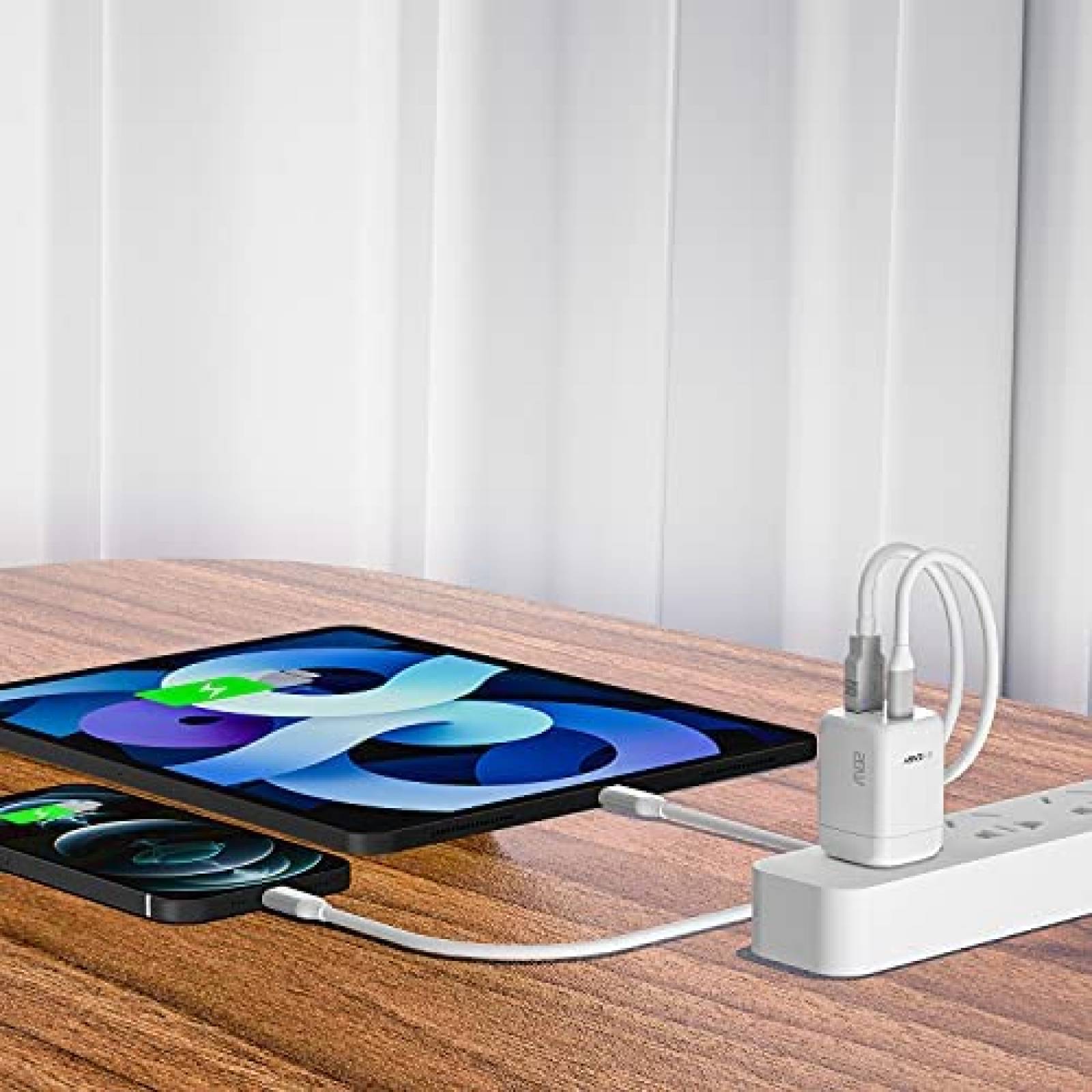 Cargador BYEASY Doble Puerto 20W Compatible Con iPhone