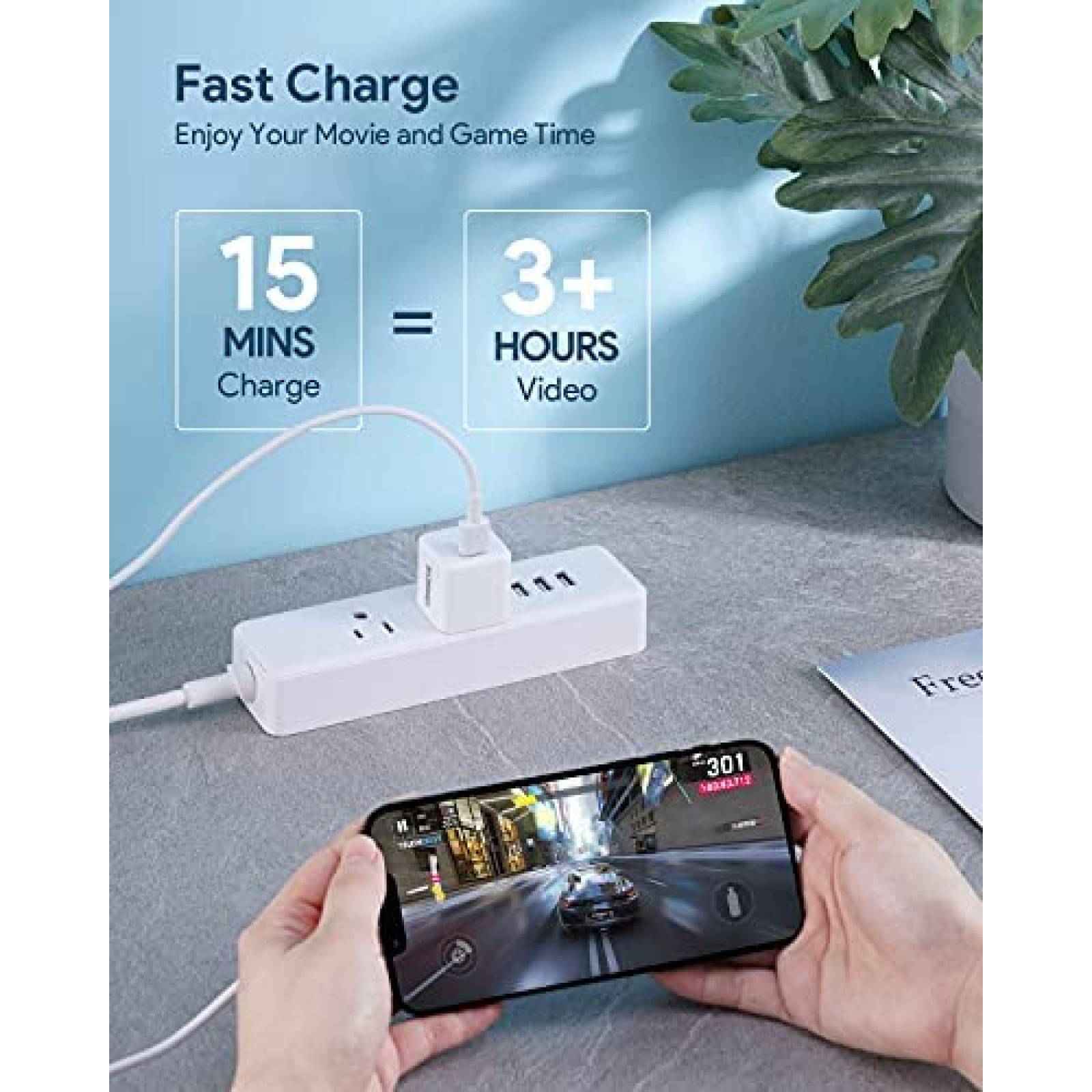 Cargador USB C para iPhone COKOEYE de 20 W 2 unidades