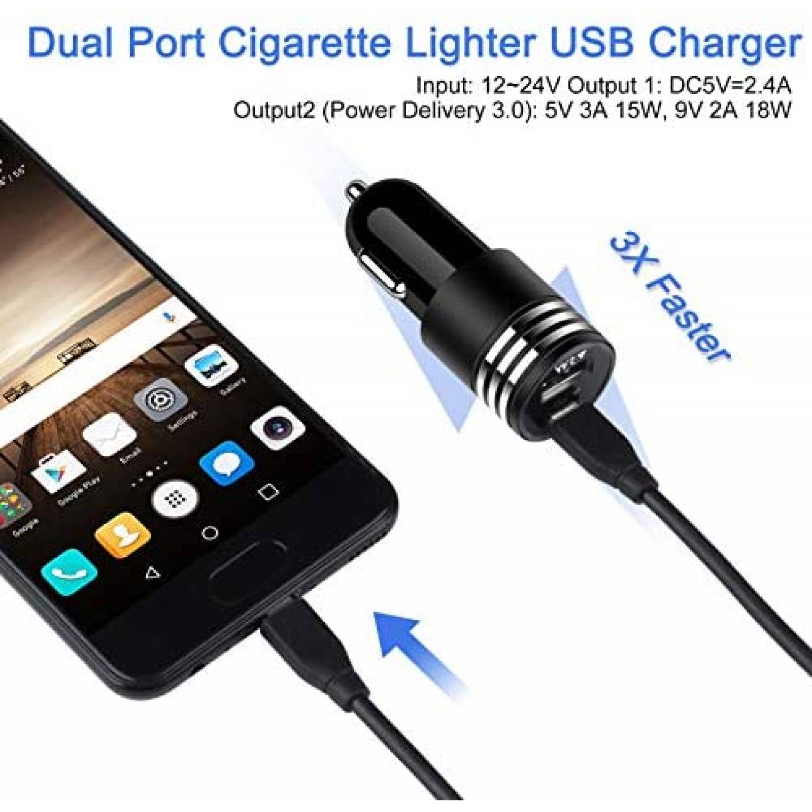 Cargador Coche 1 Usb C-5v 2.4a Soft