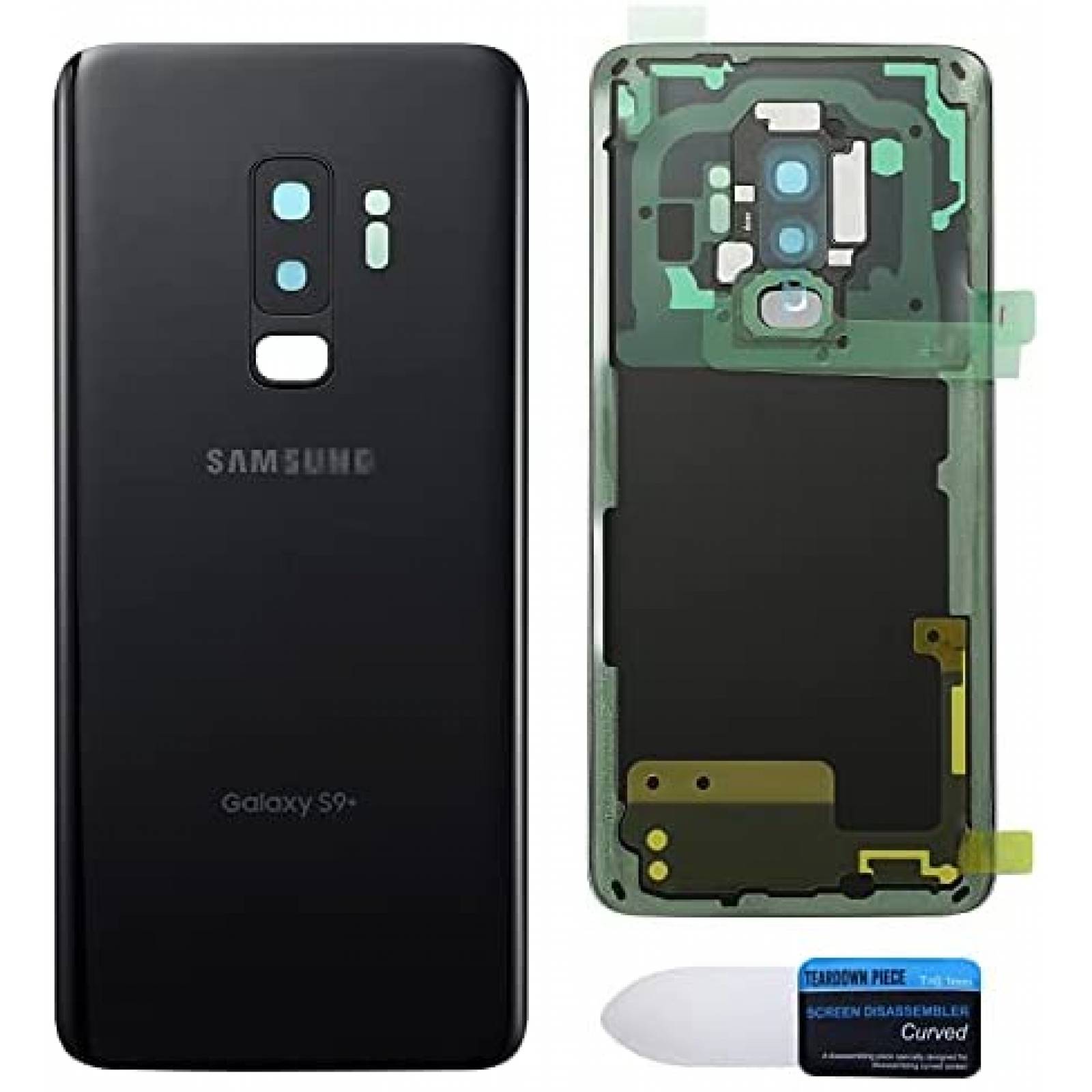 Remplazo parte trasera para Galaxy S9+ Generic -Negro