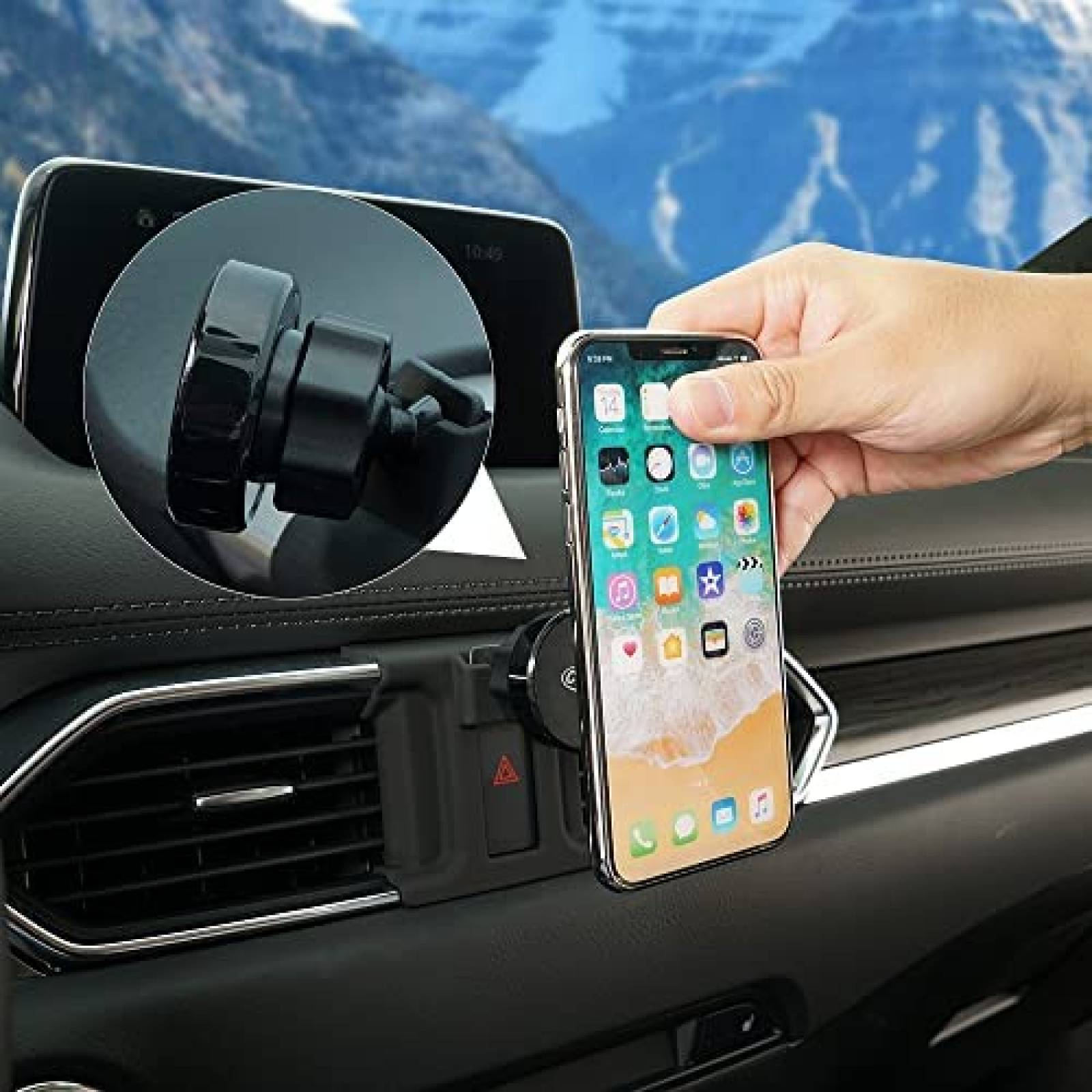 Soporte Magnetico de Celular Kucok para Mazda CX-5 17 -Negro