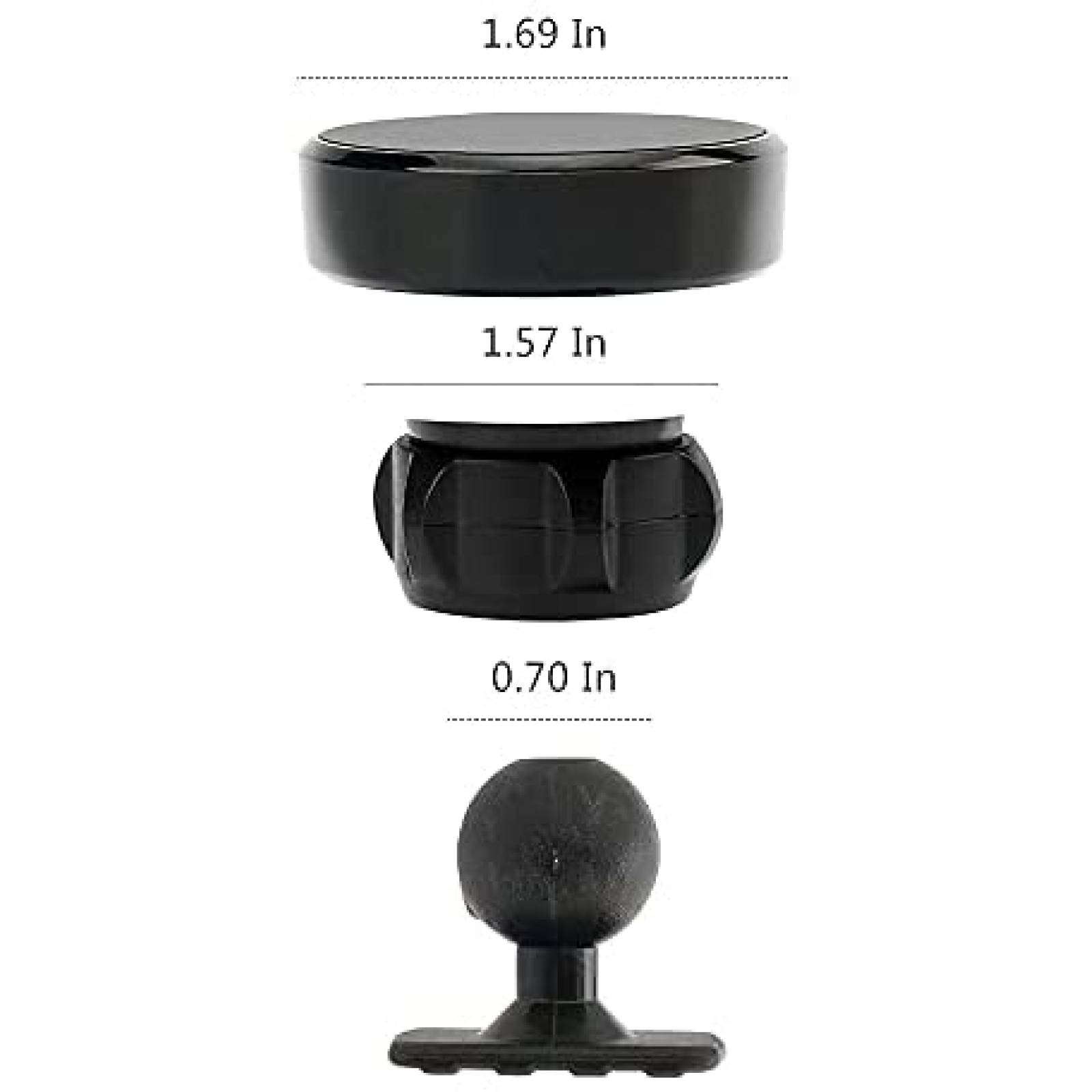 Soporte Magnetico de Celular Kucok para Mazda CX-5 17 -Negro