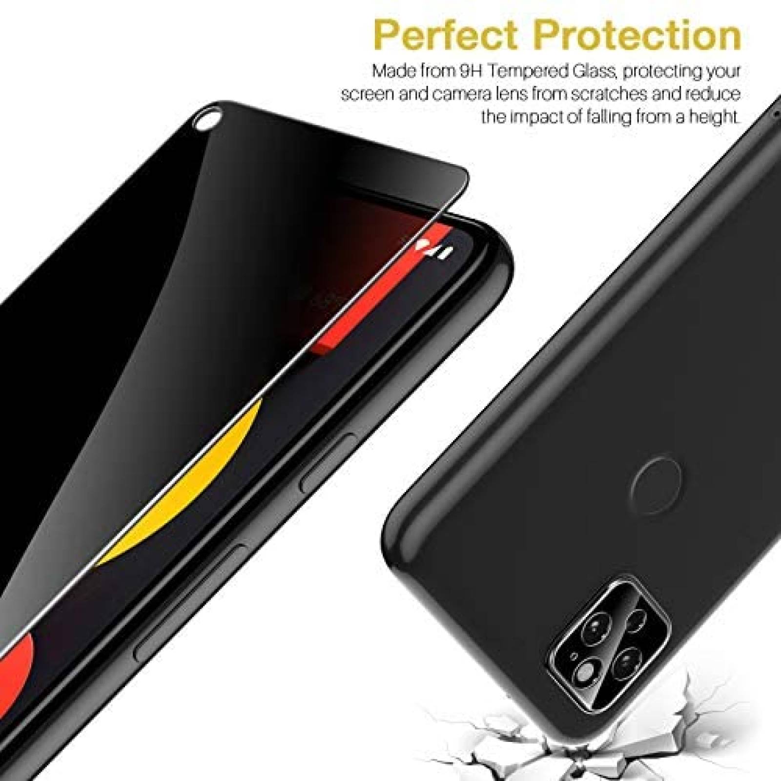 Filtro de Privacidad LK para Google Pixel 5 4 Pzs -Negro