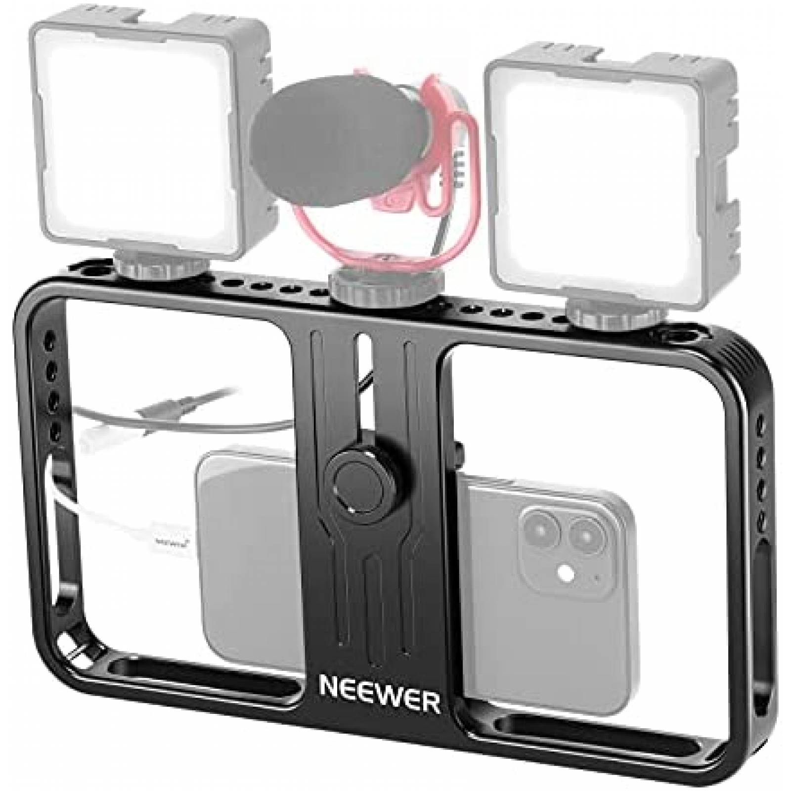 Jaula de Video Neewer de Aleacion de Aluminio para Celular