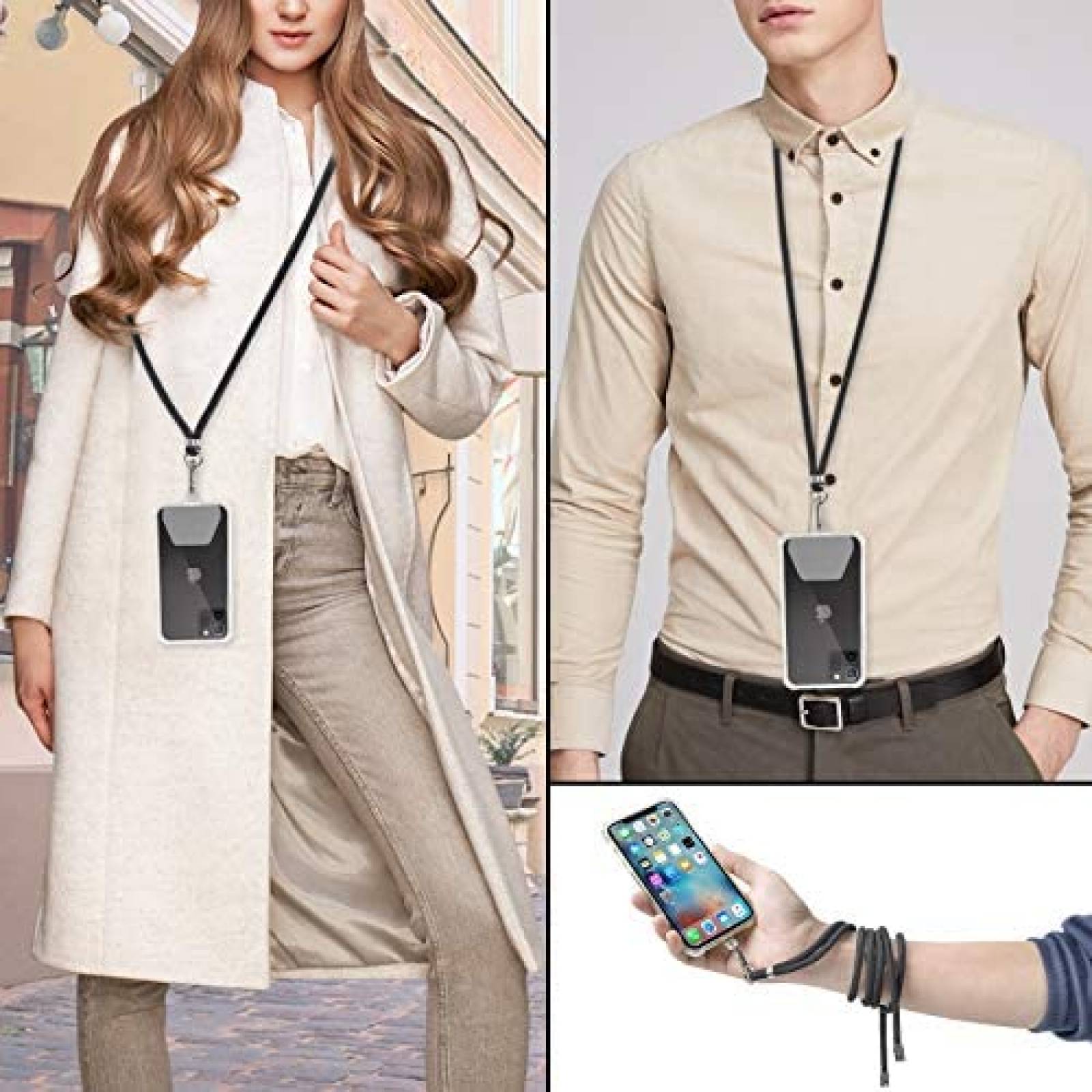 Cordon SHANSHUI Cruzada Universal Para Celular -Negro